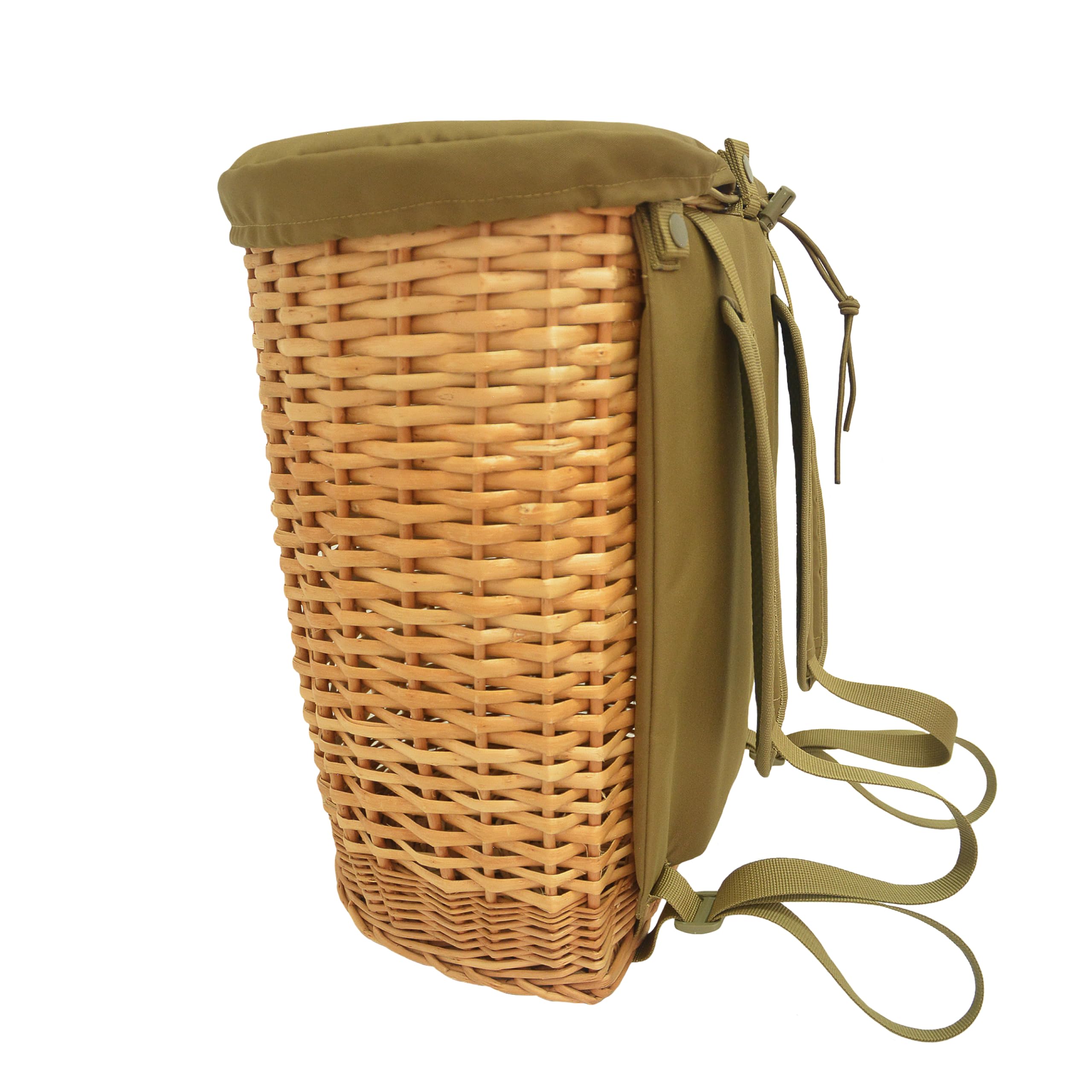 Acropolis PHG-5 Pilzbeutel – Weidenkorb für Erwachsene und Kinder – Haversack Bushcraft Taschen – Gärtner Erntekorb – Futterbeutel zum Wandern, Morcheln, Camping, Jagd, Größe XL