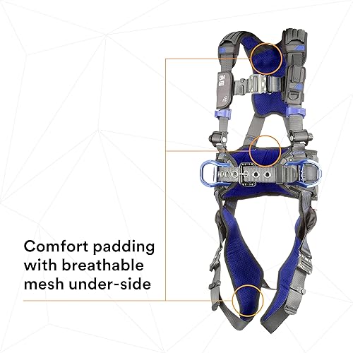 Miniatura 8 de Arnés de cuerpo completo DBISala ExoFit NEX estilo construcción azulgris