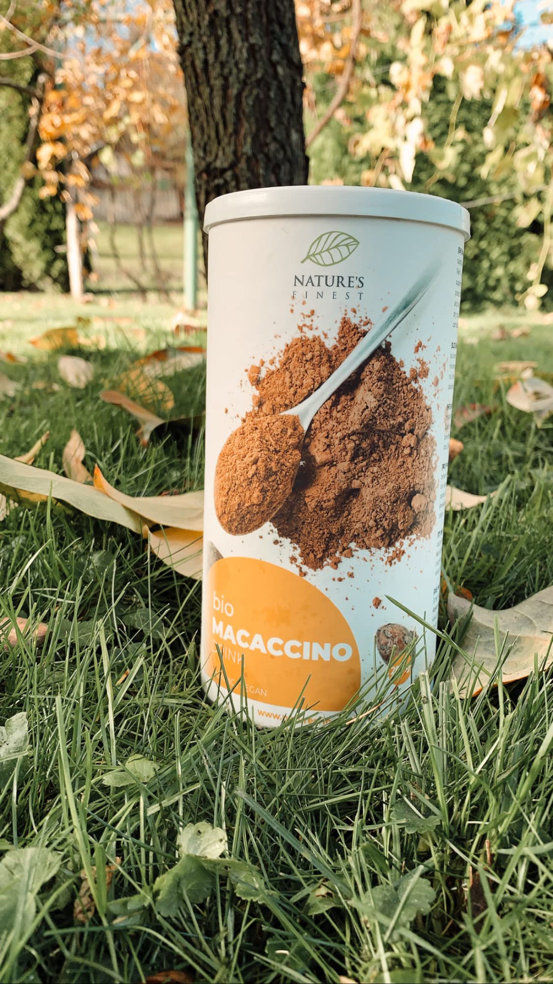 Nature's Finest Macaccino Bio, Mezcla en Polvo 1250 g (Paquete de 5) | cacao bio con maca peruana y azúcar de coco - alternativa al café sin cafeína añadida - sabor chocolate suave - vegano