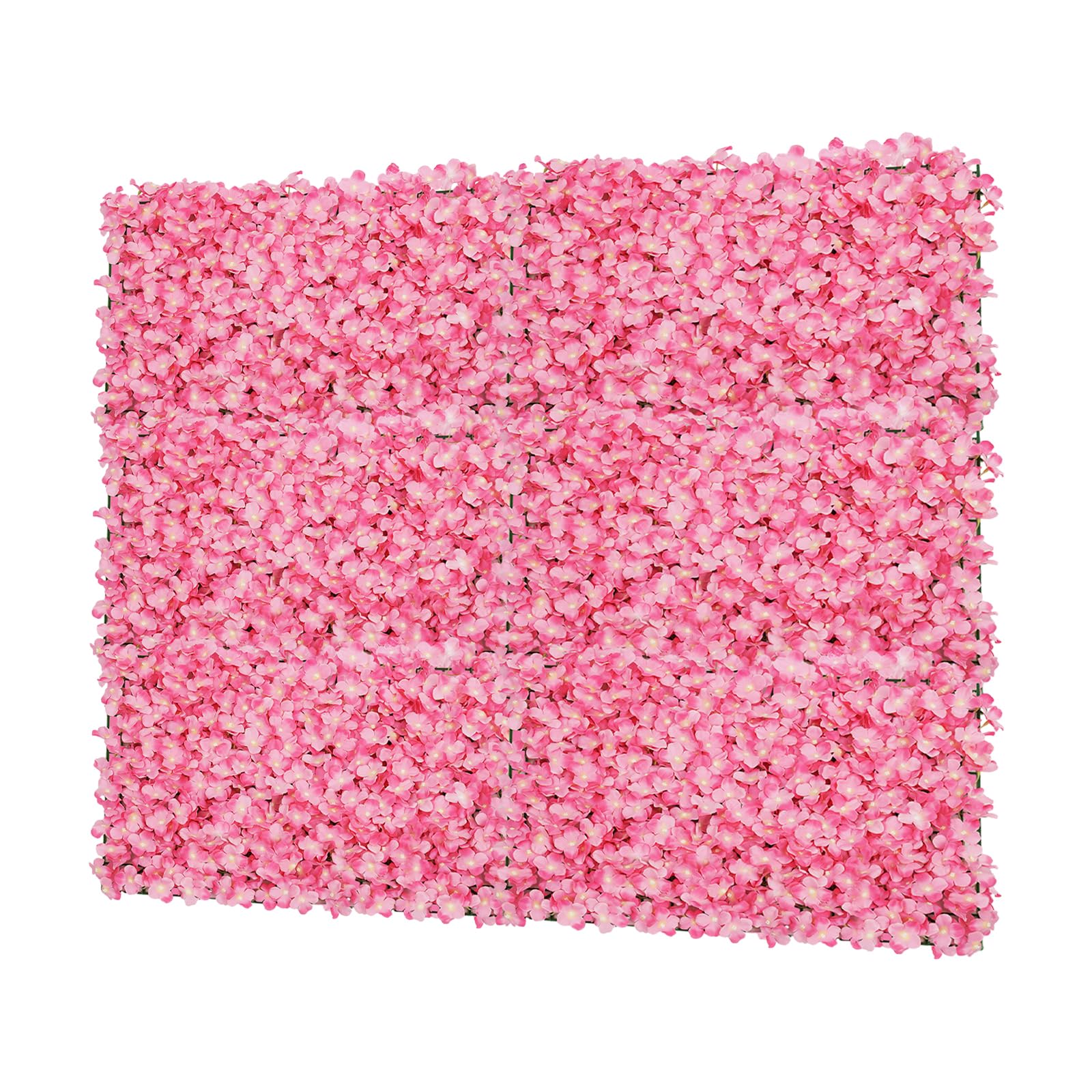 Kunstblumen Wandpaneele Blumenwand 60 * 40Cm, Seide Künstliche Blume Rosen Wand Paneel DIY Hintergrund für Hochzeit Party (20, Rosa)