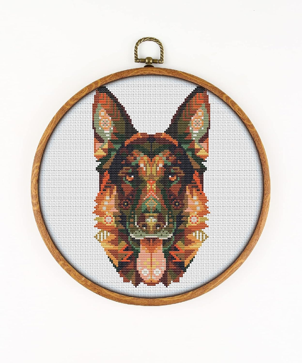 german shepherd knitting pattern