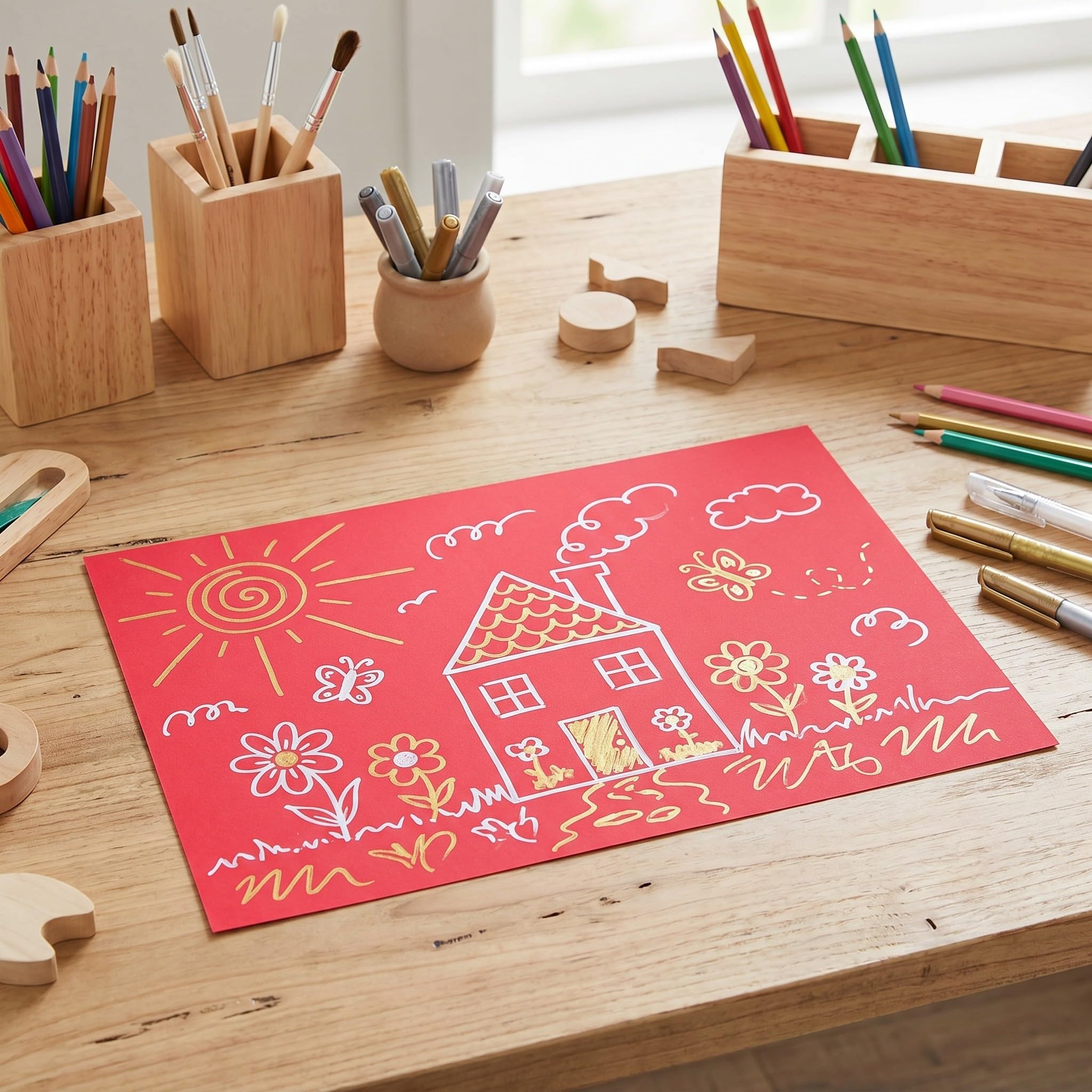 150 Stück A4 Farbige Kartonpapier für Dickerem Design und Vielseitiger Stiftkompatibilität für Schul oder Heimdruck und Bastelarbeiten