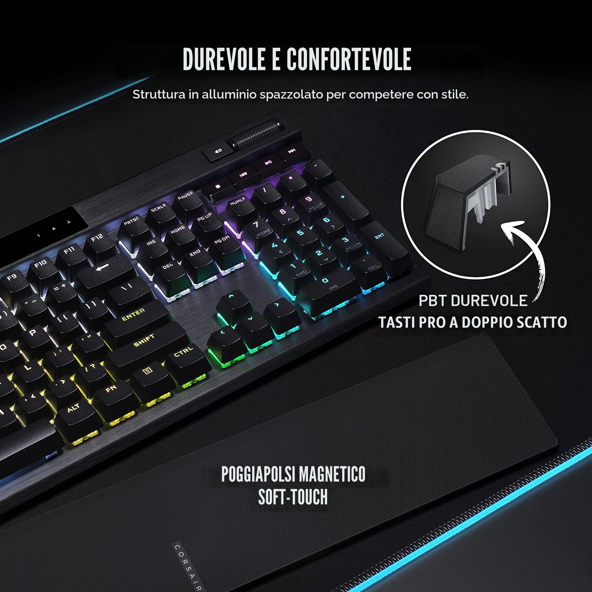 Corsair K70 RGB PRO Cherry MX Speed Gaming Keyboard