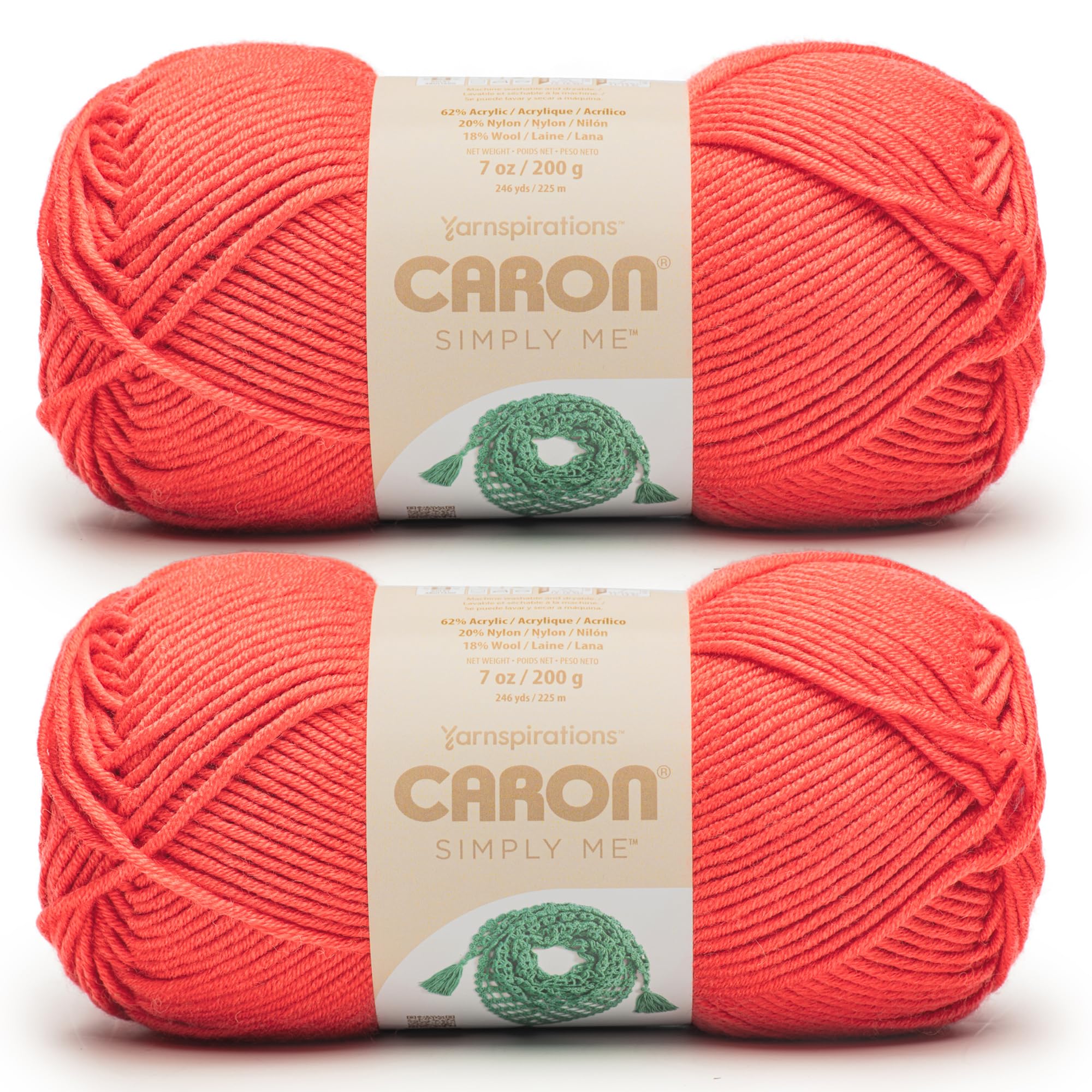 Fil de laine acrylique nylon Ruby Caron Simply ME pelote tricot crochet