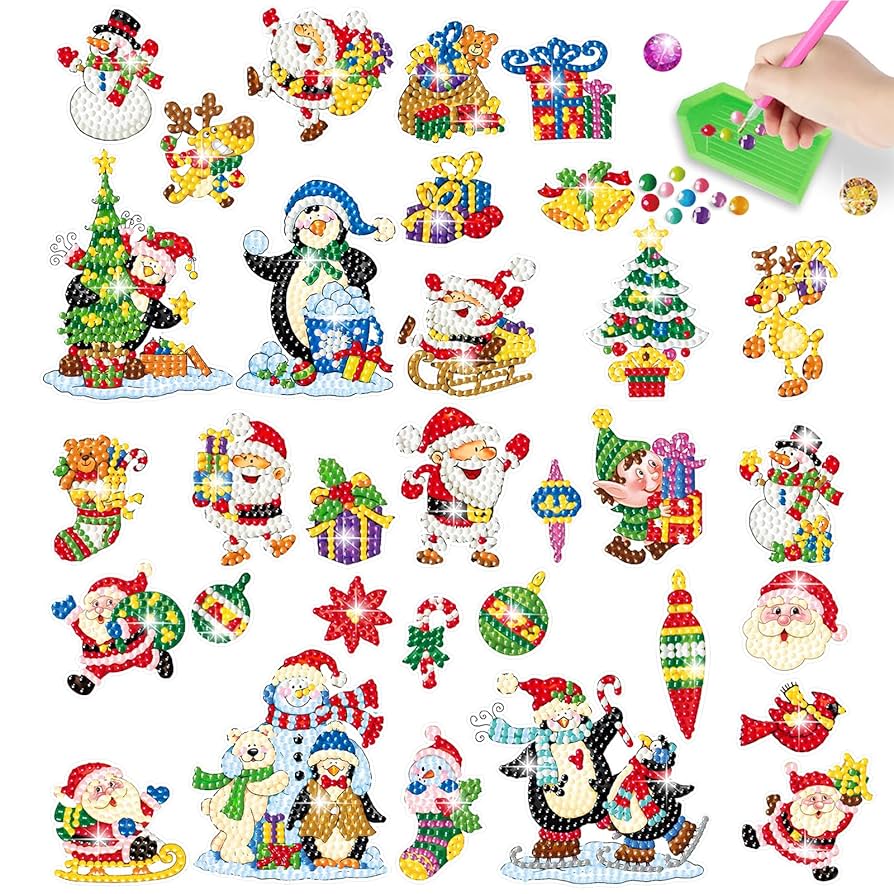 Amazon.co.jp: MEGZIHXNキッズDIY 5Dダイヤモンド絵画シール