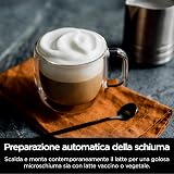 Ninja Machine à café Luxe Essential 2-en-1, Latte, Cappuccino et Espresso avec broyeur à grains et mousseur à lait intégrés, facile à utiliser, 2 préréglages mousse, argent, ES501EU - 5