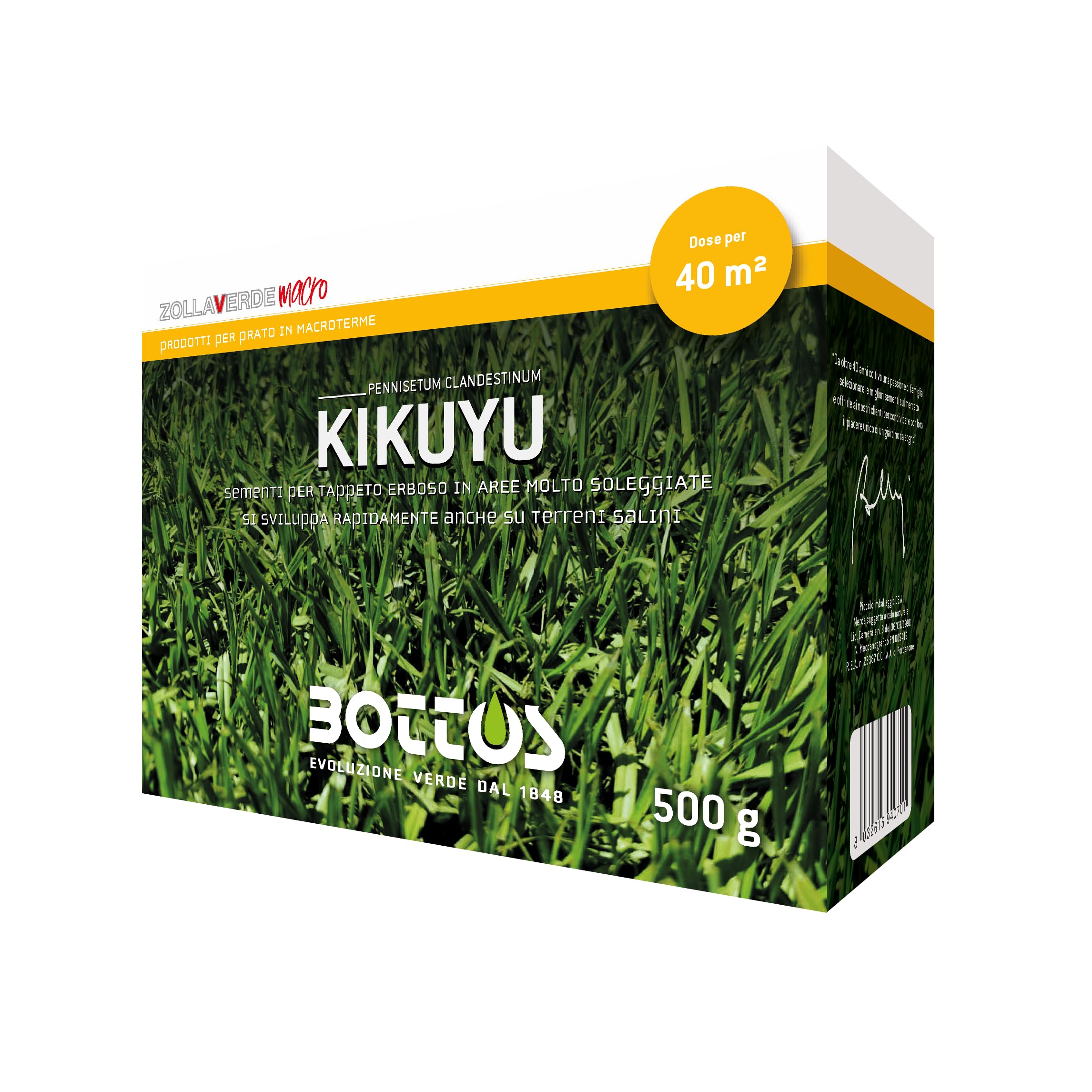Bottos Semi per prato Kikuyu-grass (Pennisetum cl.) 500gr