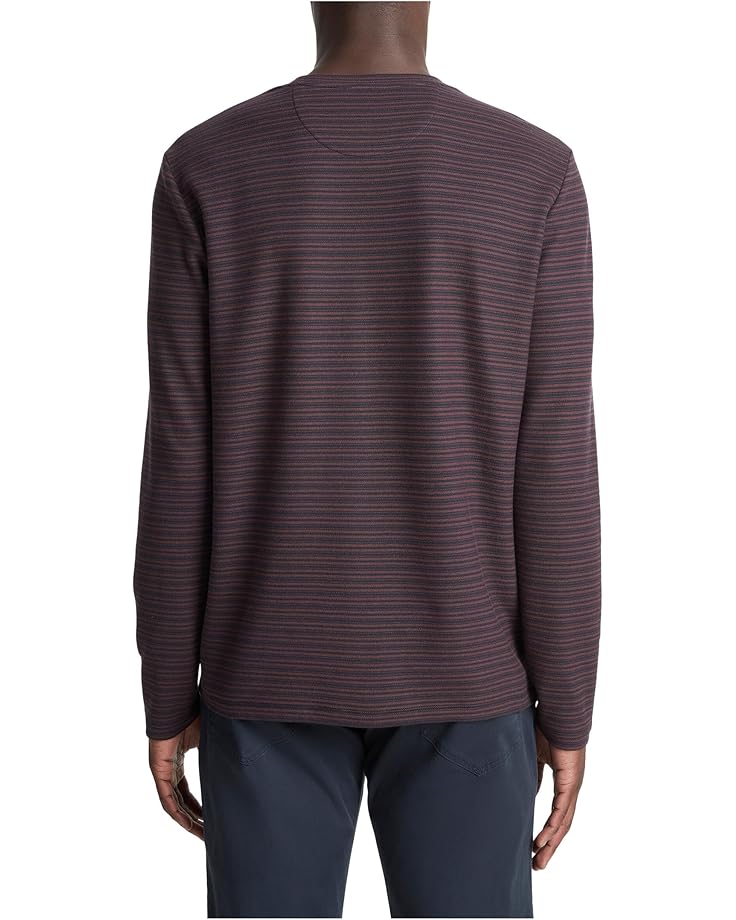 Vince Pima Pique Stripe Long Sleeve Crew - #3 of 3
