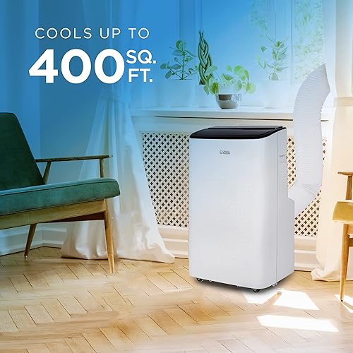 Vista 19 de COMMERCIAL COOL Aire acondicionado portátil, deshumidificador y ventilador, aire acondicionado portátil de 9,000 BTU cubre hasta 400 pies cuadrados