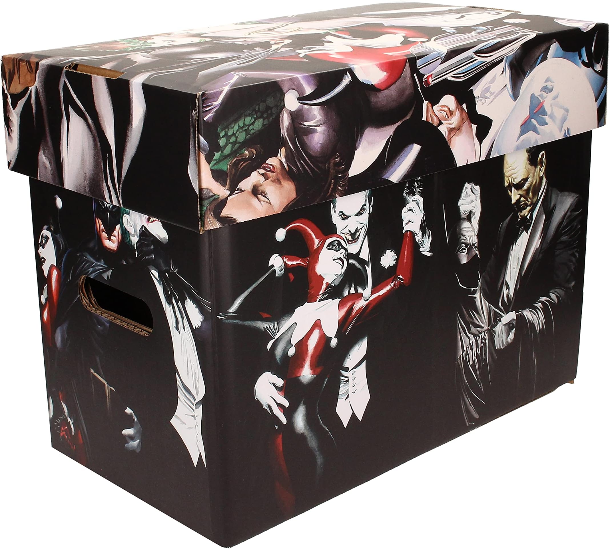 SD TOYS - Batman Box with Lid for Comics, Black, 22 x 30 x 41 cm