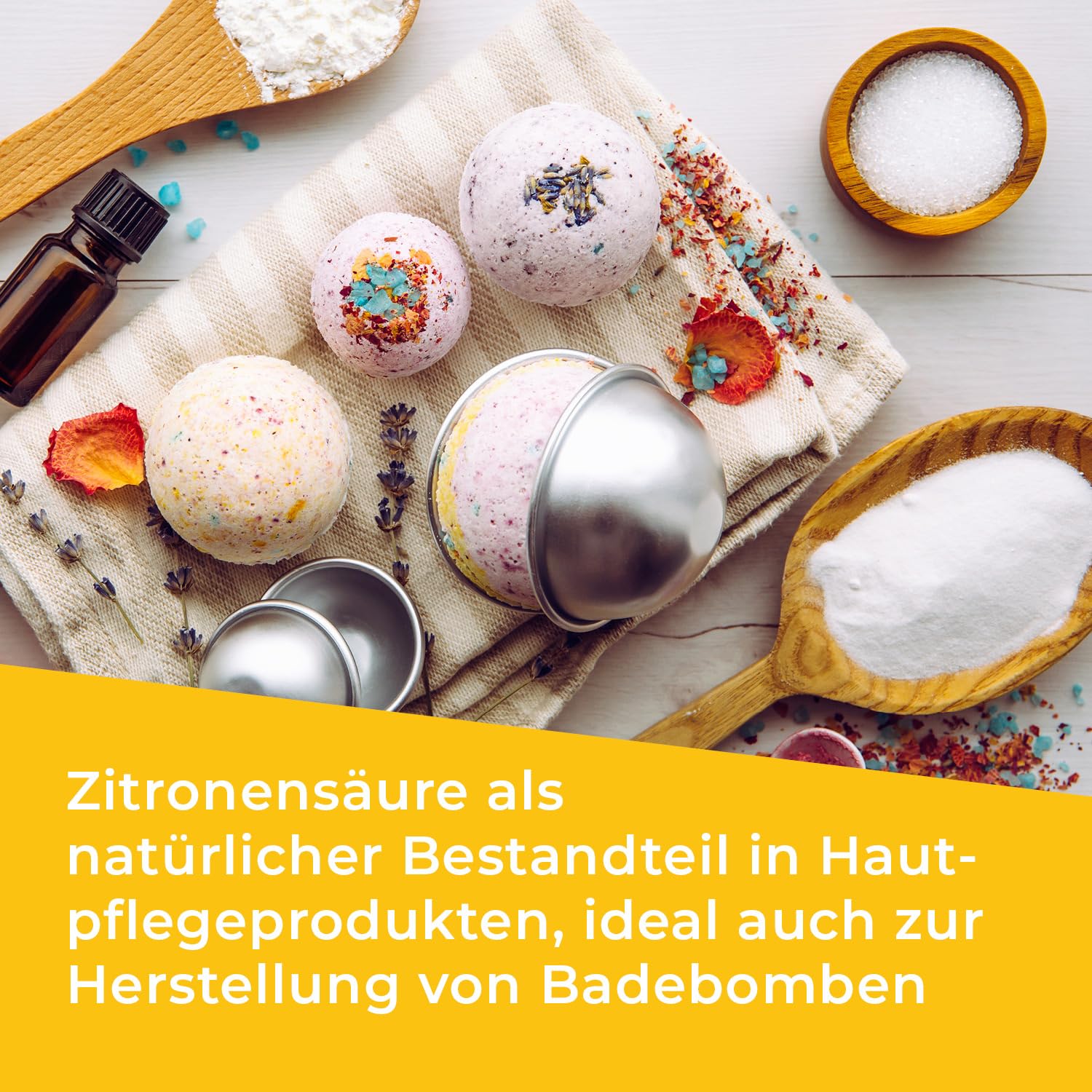 Zitronensäure Monohydrat Granulat 5kg | Lebensmittelqualität, reine Citronensäure E330 | gentechnikfrei, Säuerungsmittel ideal zum Entkalken, Reinigen, Putzen, Backen, Kochen - mituso