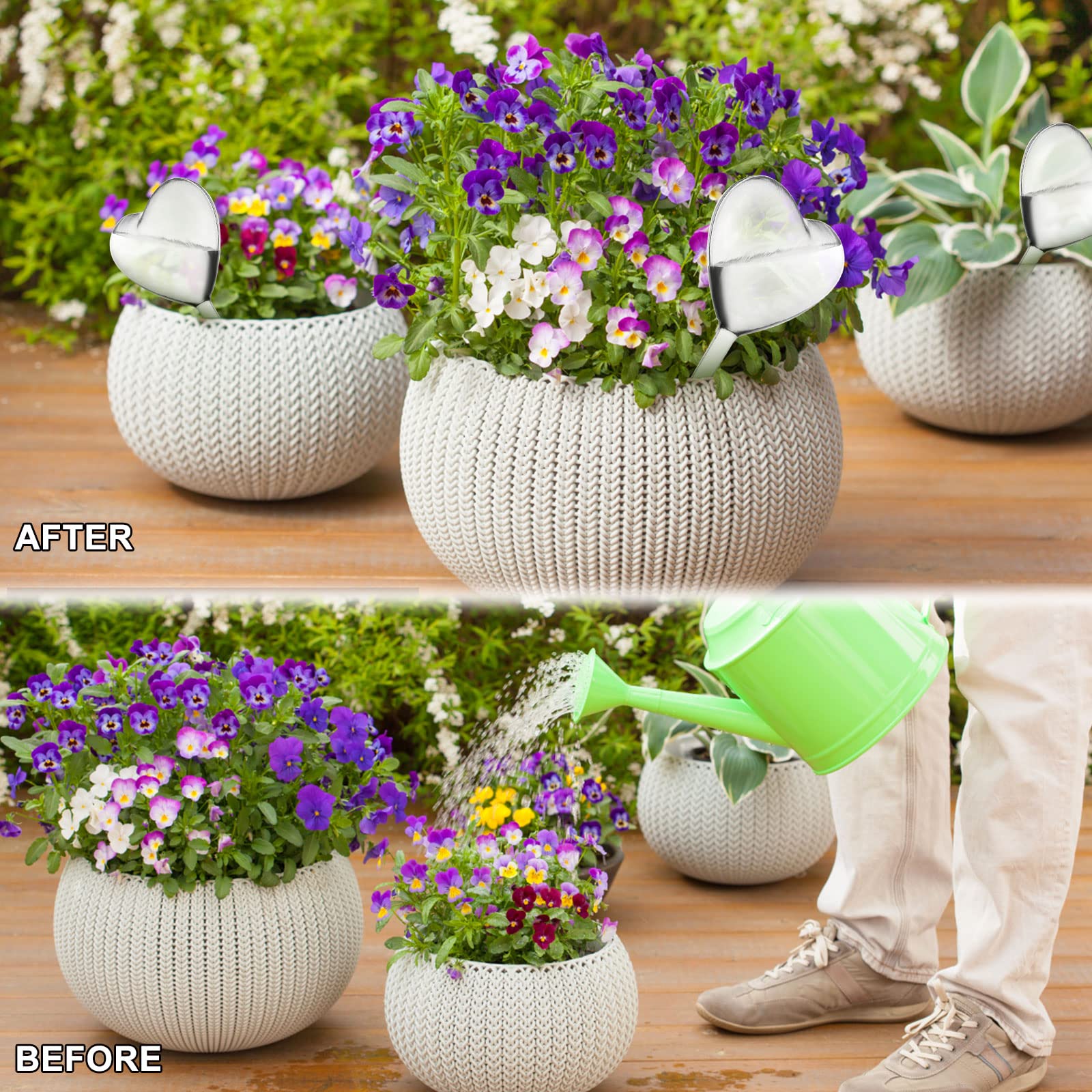 Lot De 4 Boules D'arrosage Automatiques Pour Plantes – Capacité 500 Ml, Transparentes – Arrosage Goutte à Goutte Pour Intérieur, Balcon, Jardin