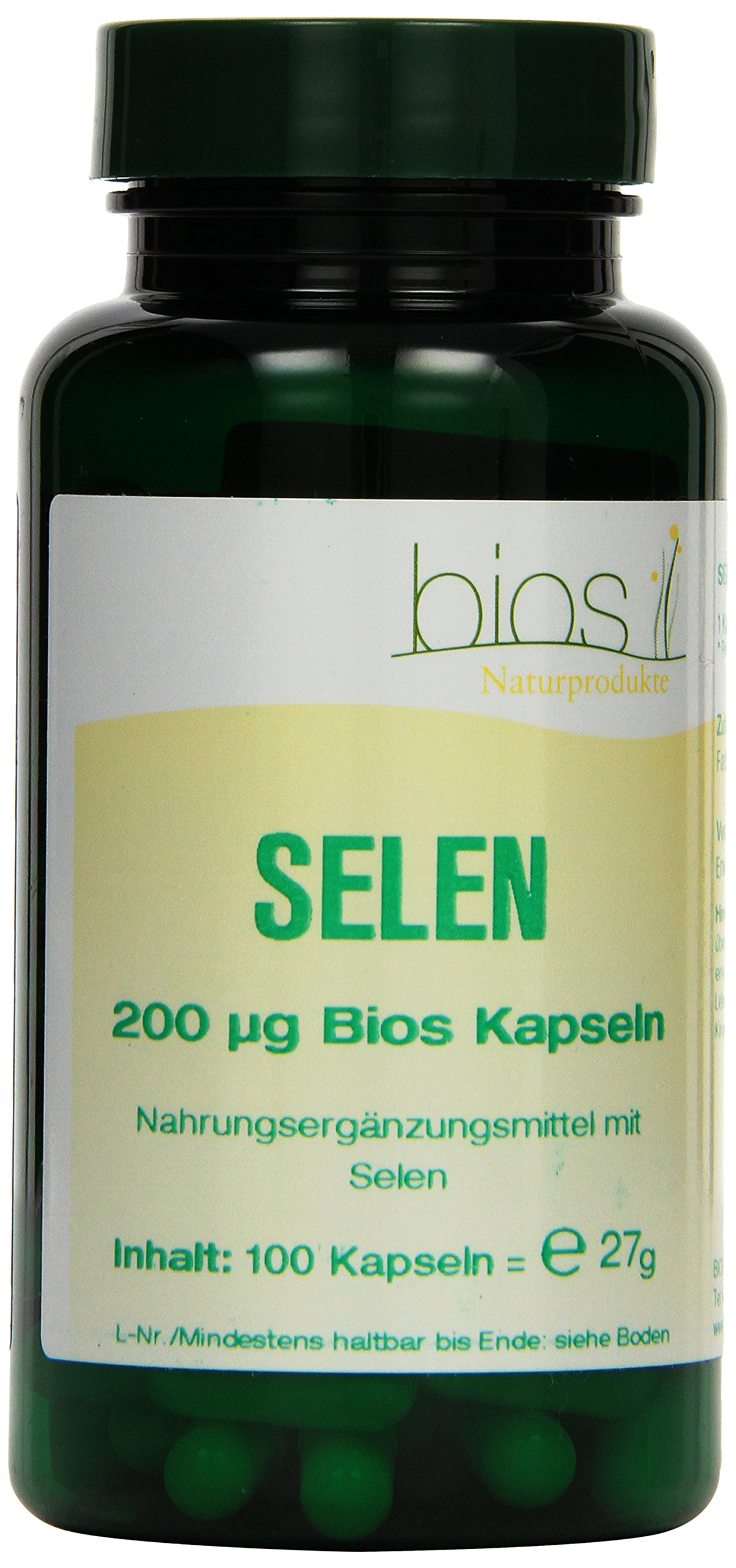 Bios Selen 200 µg, 100 Kapseln, 1er Pack (1 x 27 g)