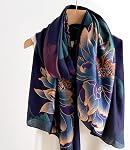 Clysoru Écharpe satinée pour femmes écharpes de cheveux léger en châle soyeux 70.8" x 35.4" | Léger, Silky, Châle