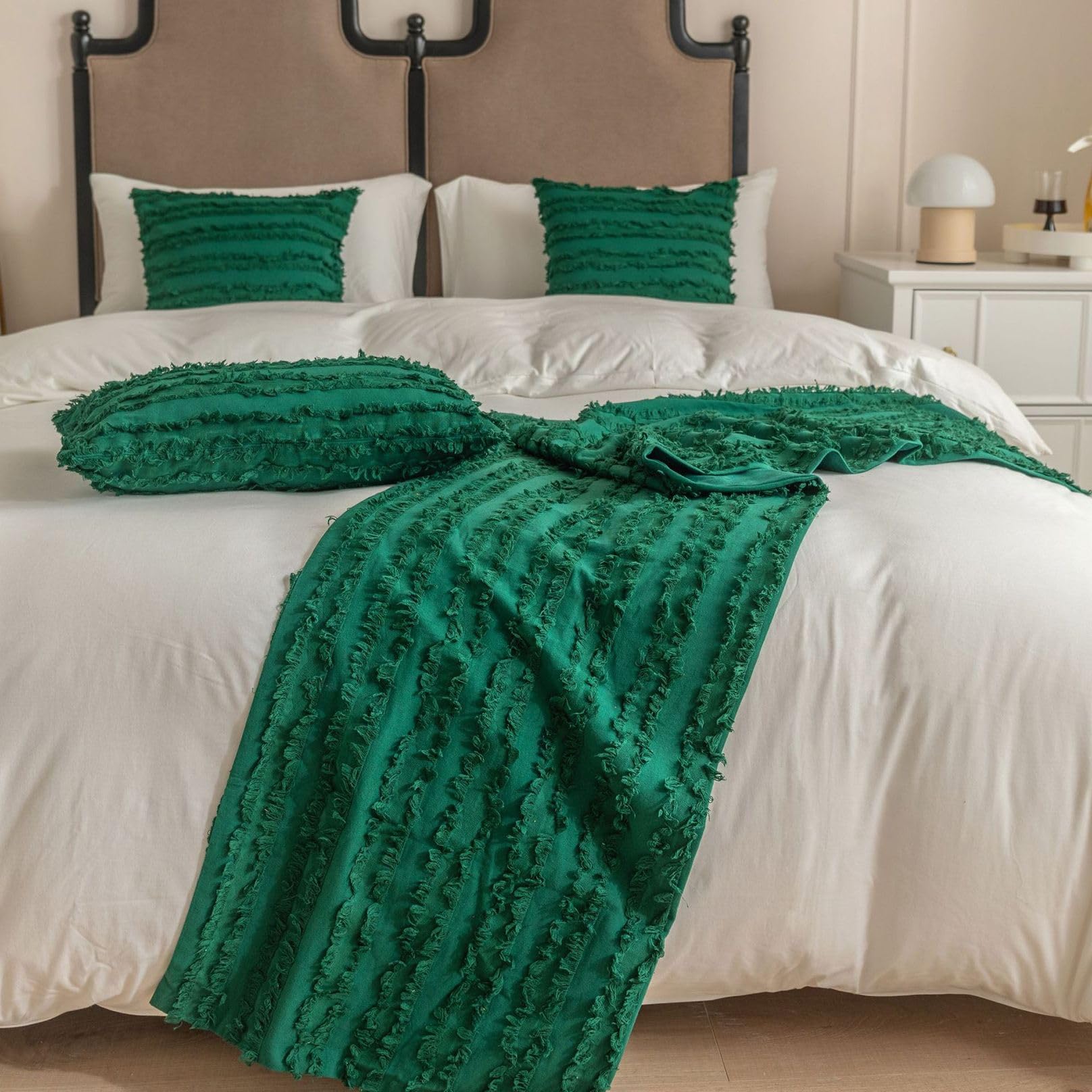 Groen - Lopers & Sjerpen Voor Op Bed / Beddengoed
