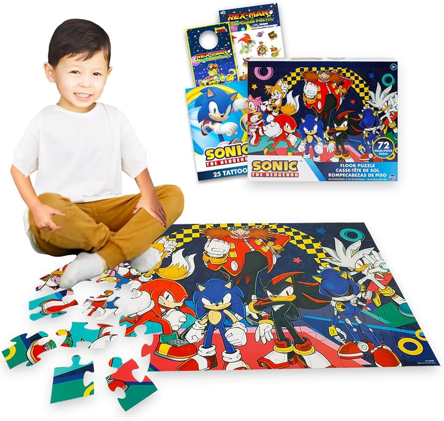 Amazon.co.jp: ソニック・ザ・ヘッジホッグ フロアパズル 子供用