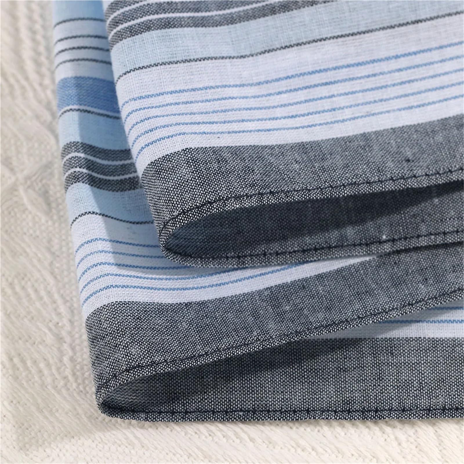 10 Stück Quadrat Plaid Streifen Taschentücher Männer | Vintage Taschentücher aus Baumwolle Hochzeitsfeier 38 cm