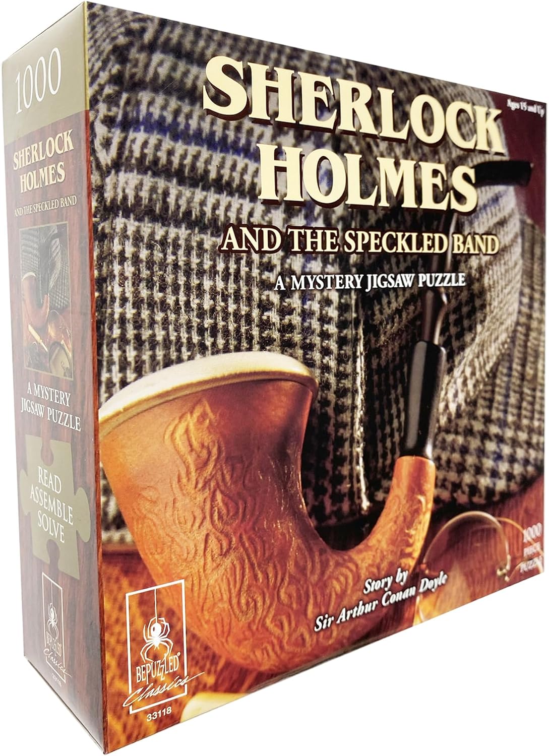 Bepuzzled Classic Mystery Jigsaw Puzzle - Sherlock Holmes, 1000