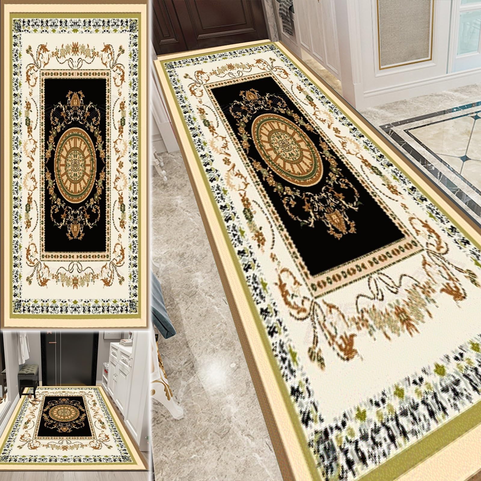 Amazon.com: Soft Area Rugs 2.3x6 FT / 70x180 cm Vintage Accent