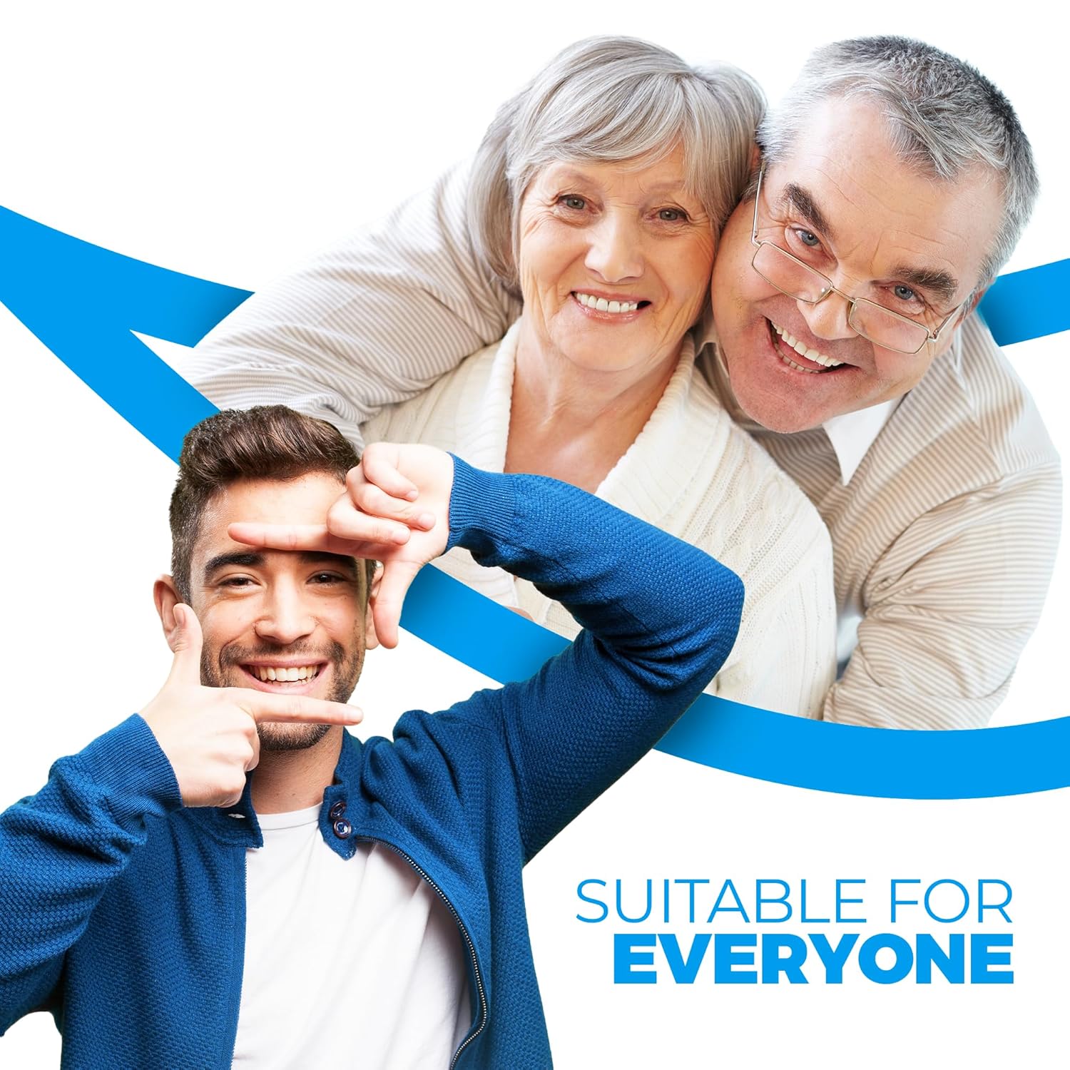 Upper Denture Boil and Bite - Comfortable, Adjustable Dentures to Replace Missing Teeth/eay use Natural Style with Customizable Fit,Denture upper Women and Men