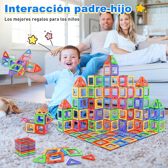 Foto 7 de 7 de Lovchil Bloques Magneticos Construccion Niños