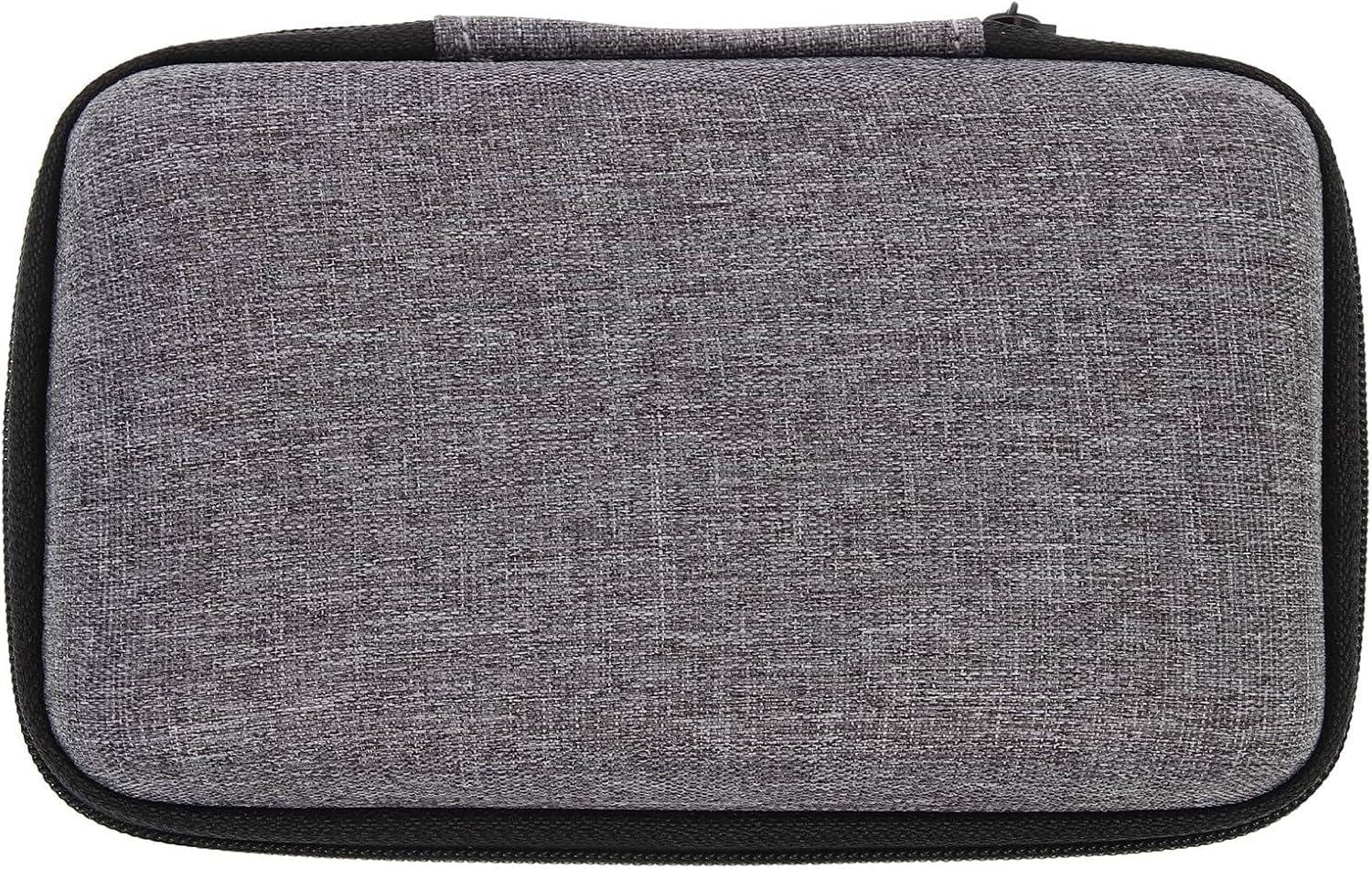 Portable Waterproof Microphone Organizer Bag with Zipper, Earphone and Cable Storage Pouch for Outdoor Travel, Compact 13.8x9.8x3.8cm Electronic Accessories Case