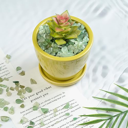 Miniatura 6 de Crocon Chips de jade verde triturado de 12 libra, piedra a granel, más de 1100 quilates, piezas de cuarzo natural, piedras preciosas de forma