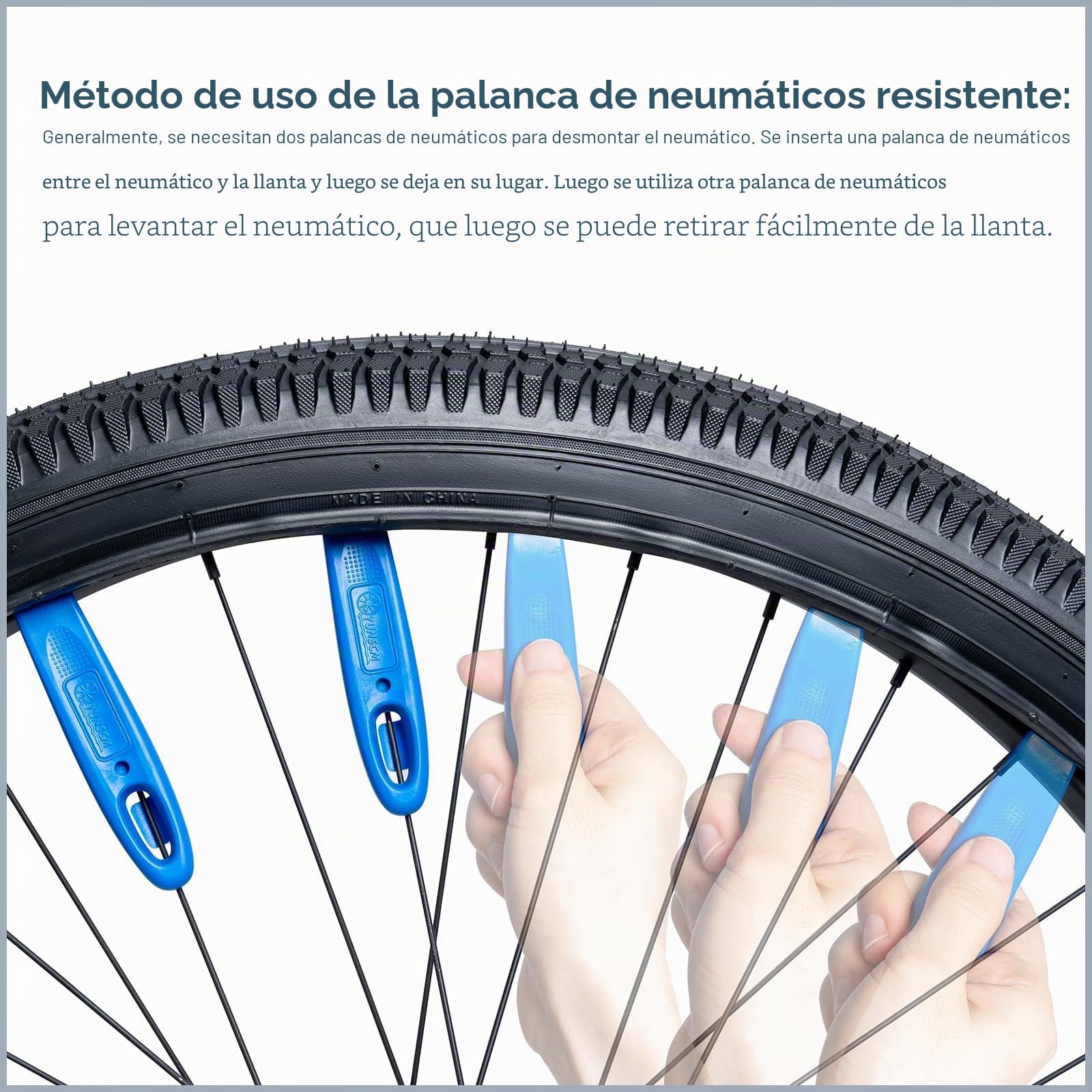 YUNSCM 2 neumáticos de bicicleta de 20 pulgadas de 20 x 2.35/60-406 y 20 pulgadas, válvula Schrader con 2 tiras de llanta compatibles con neumáticos y tubos de bicicleta de carretera de 20 x 2.30