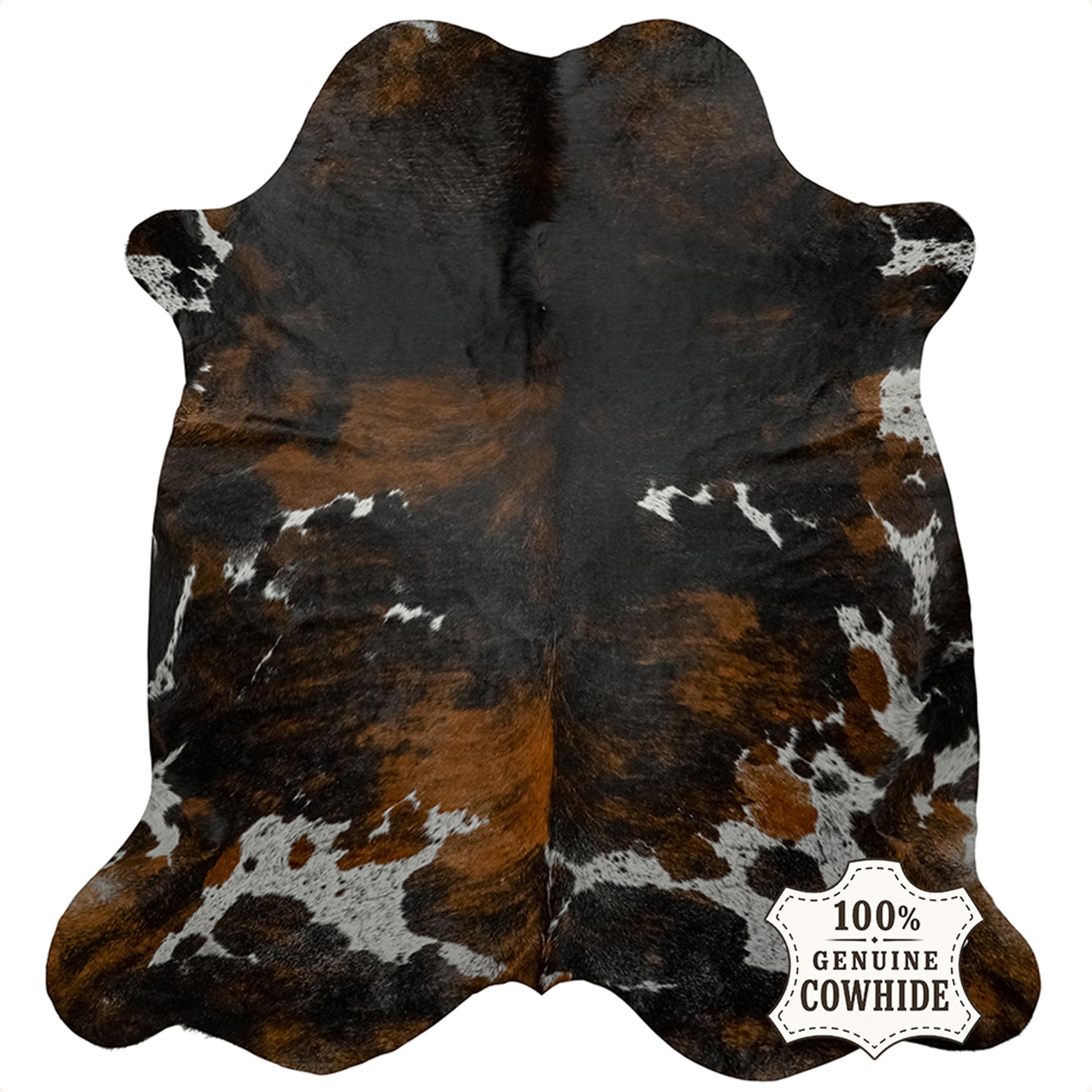 Appaloosa Cowhides Luxury Dark Tricolor