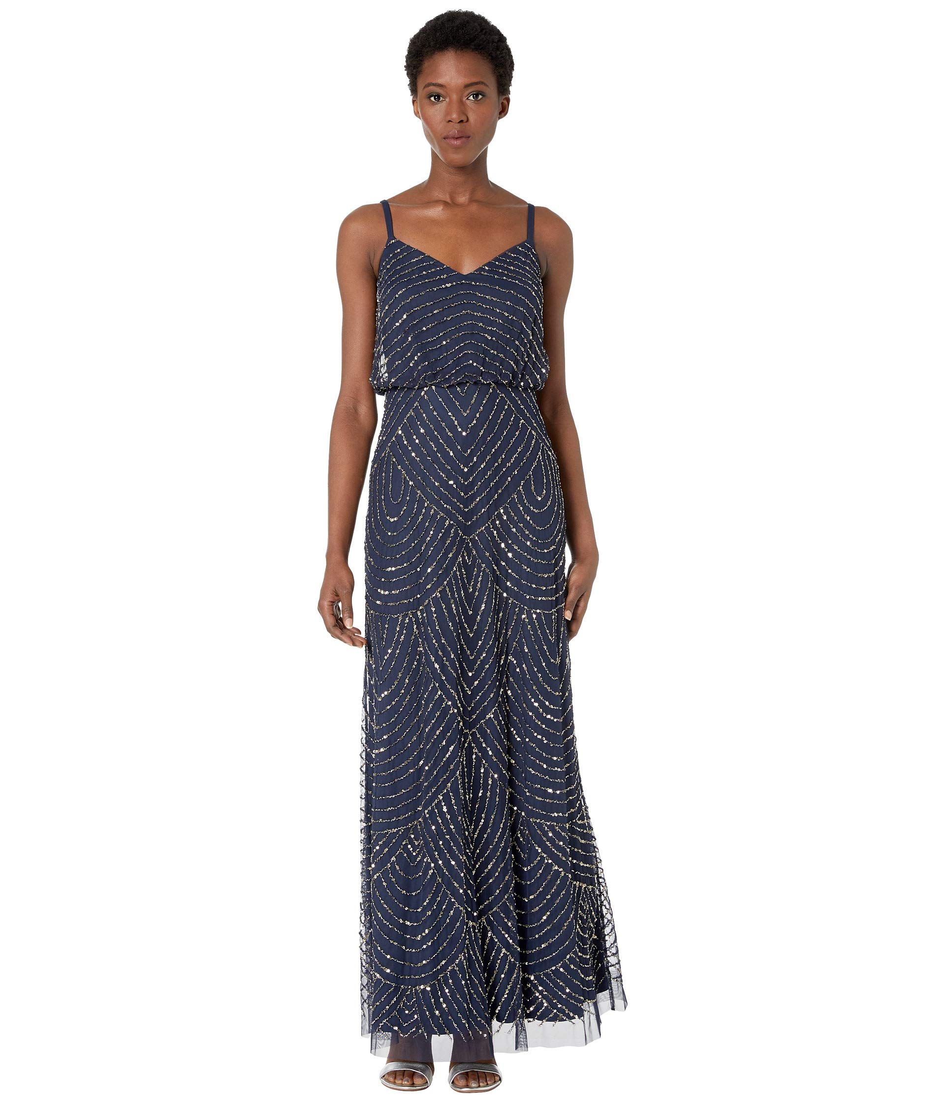 Adrianna Papell Blouson Vestito Donna