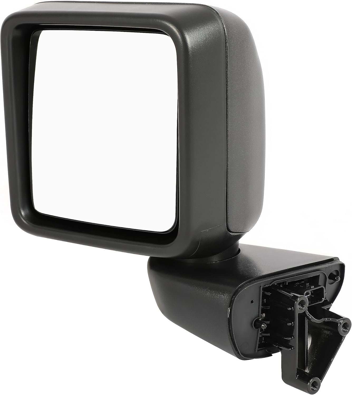 HECASA Power Mirror with Heated Compatible with 2018-2023 Jeep Wrangler JL 2020-2023 Jeep Gladiators Replacement for 68281891AE Rear View Heated Mirror -Left Side, 5 Pin