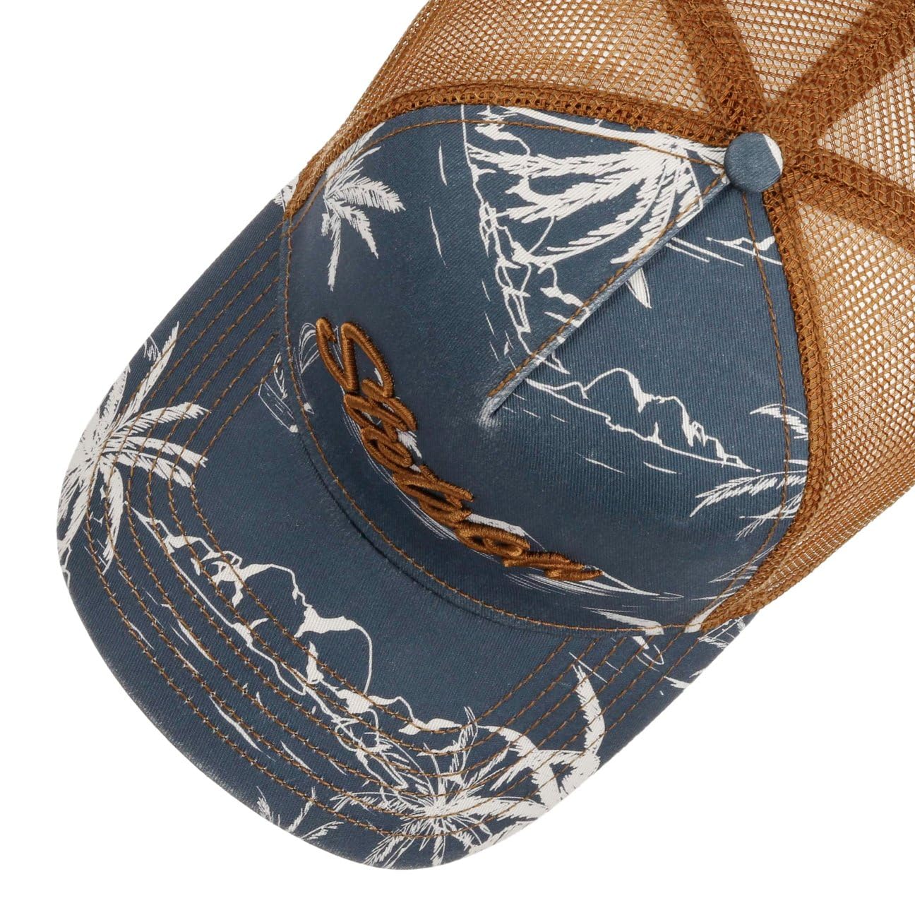Stetson Minimal Aloha Print Trucker Cap Herren Sommer Winter
