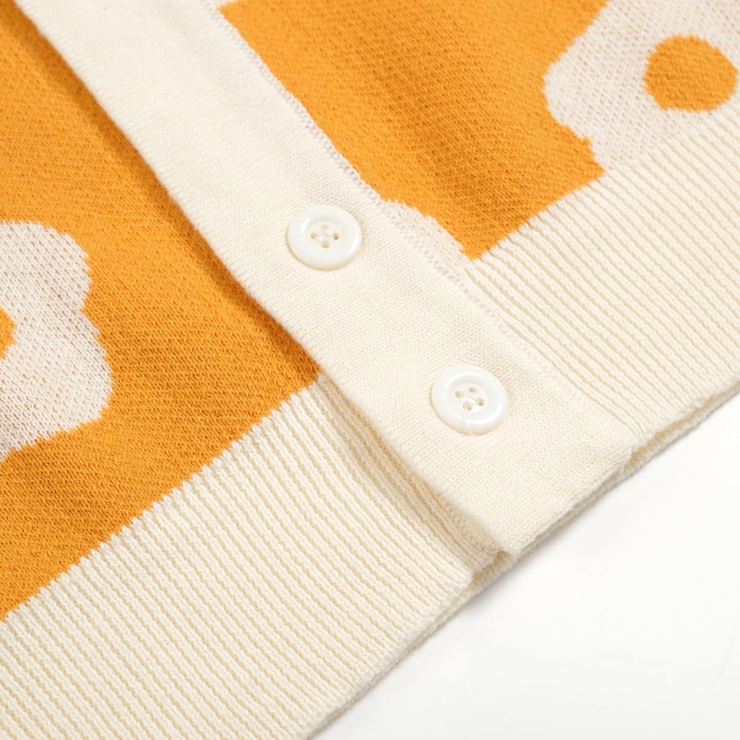 OXKNIT Mens Vintage Polo Shirts Casual Flower Pattern Knit Golf Polo Shirts Short Sleeve Jacquard Design - Image 4