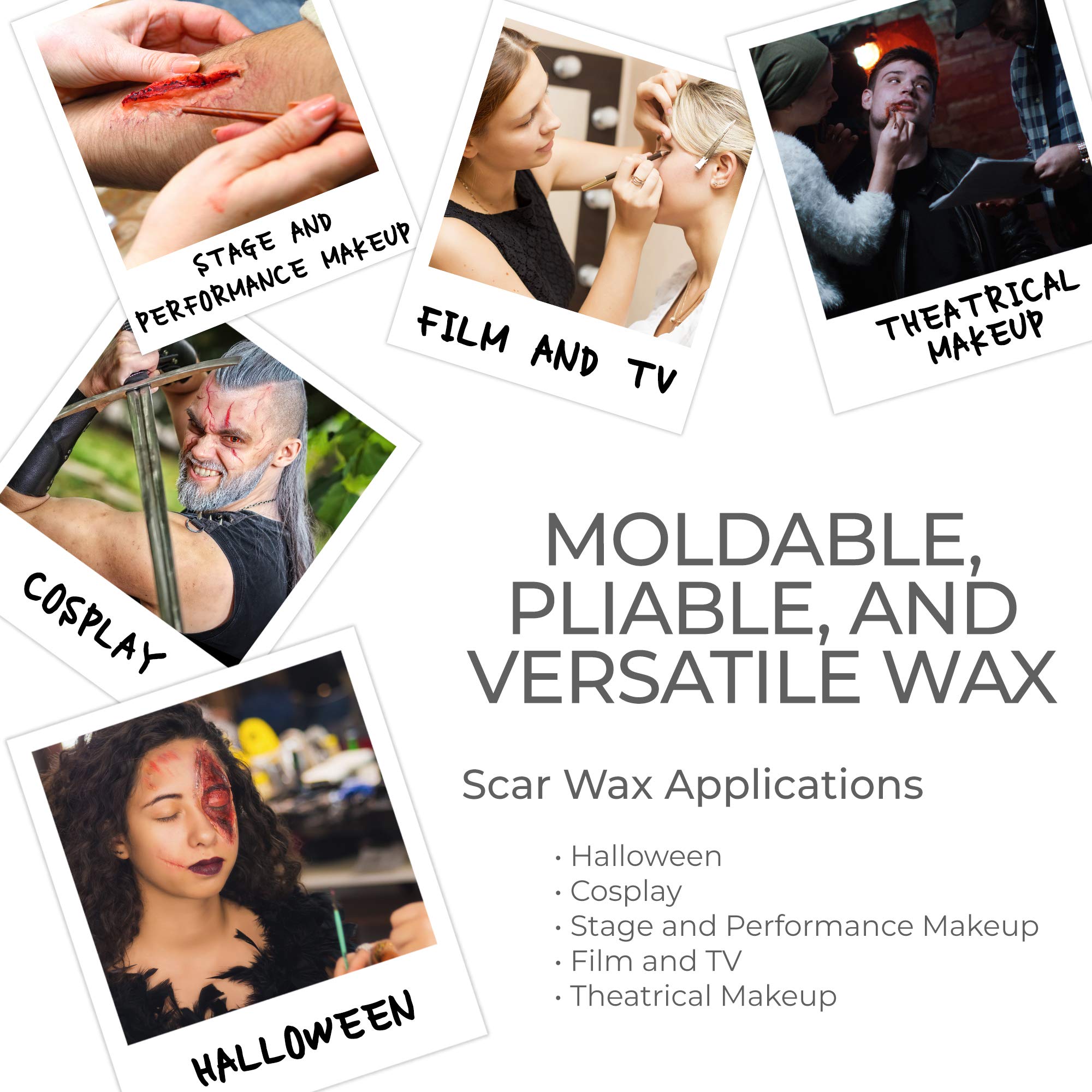 Buy Narrative Cosmetics Scar Wax with DoubleEnded Spatula, Moldable