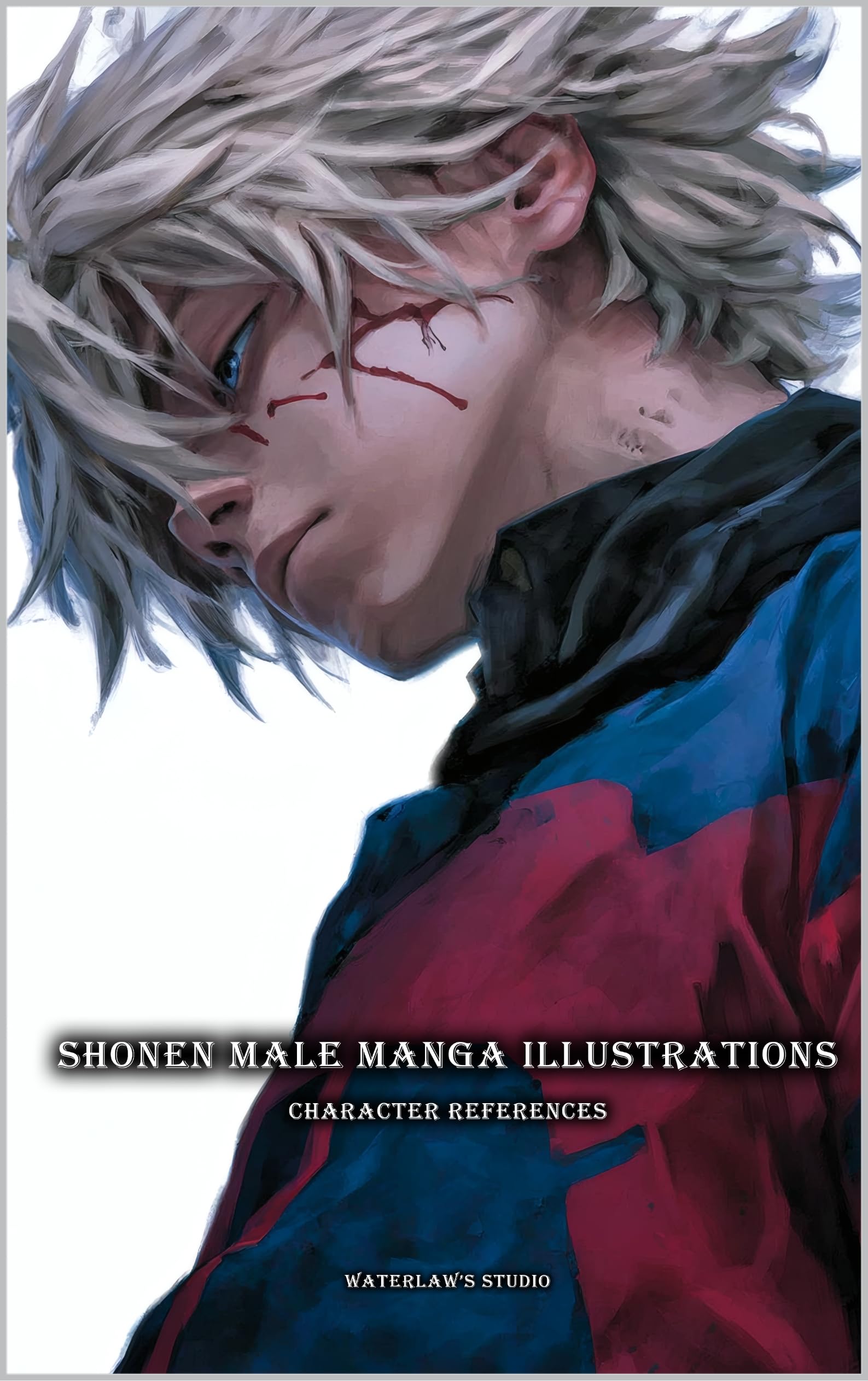 Livre de poses manga Shonen pour maîtriser le dessin d'action et les perspectives masculines