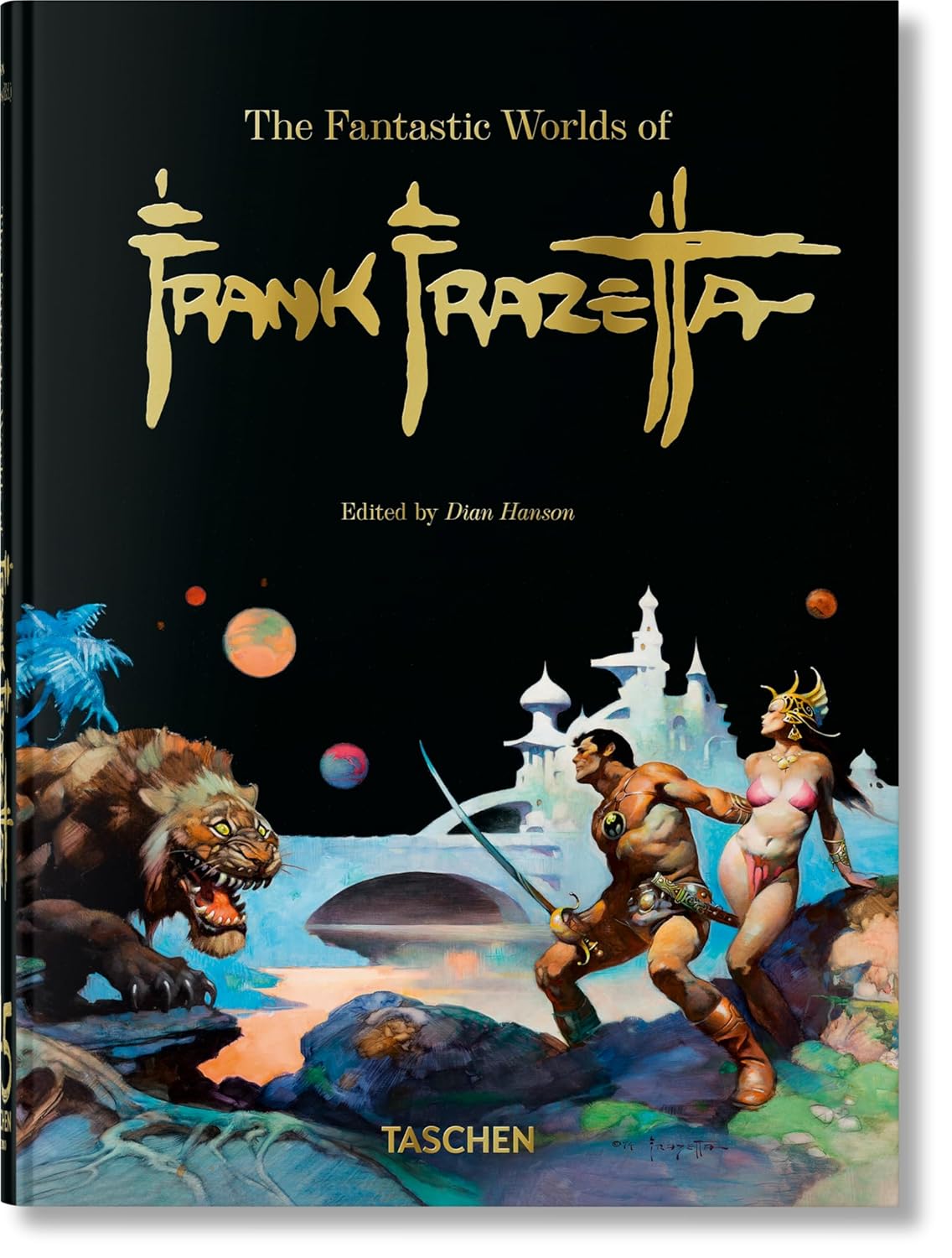 The Fantastic Worlds of Frank Frazetta: 45th Ed. (45th Edition) (Multilingual Edition)      Hardcover – September 25, 2024