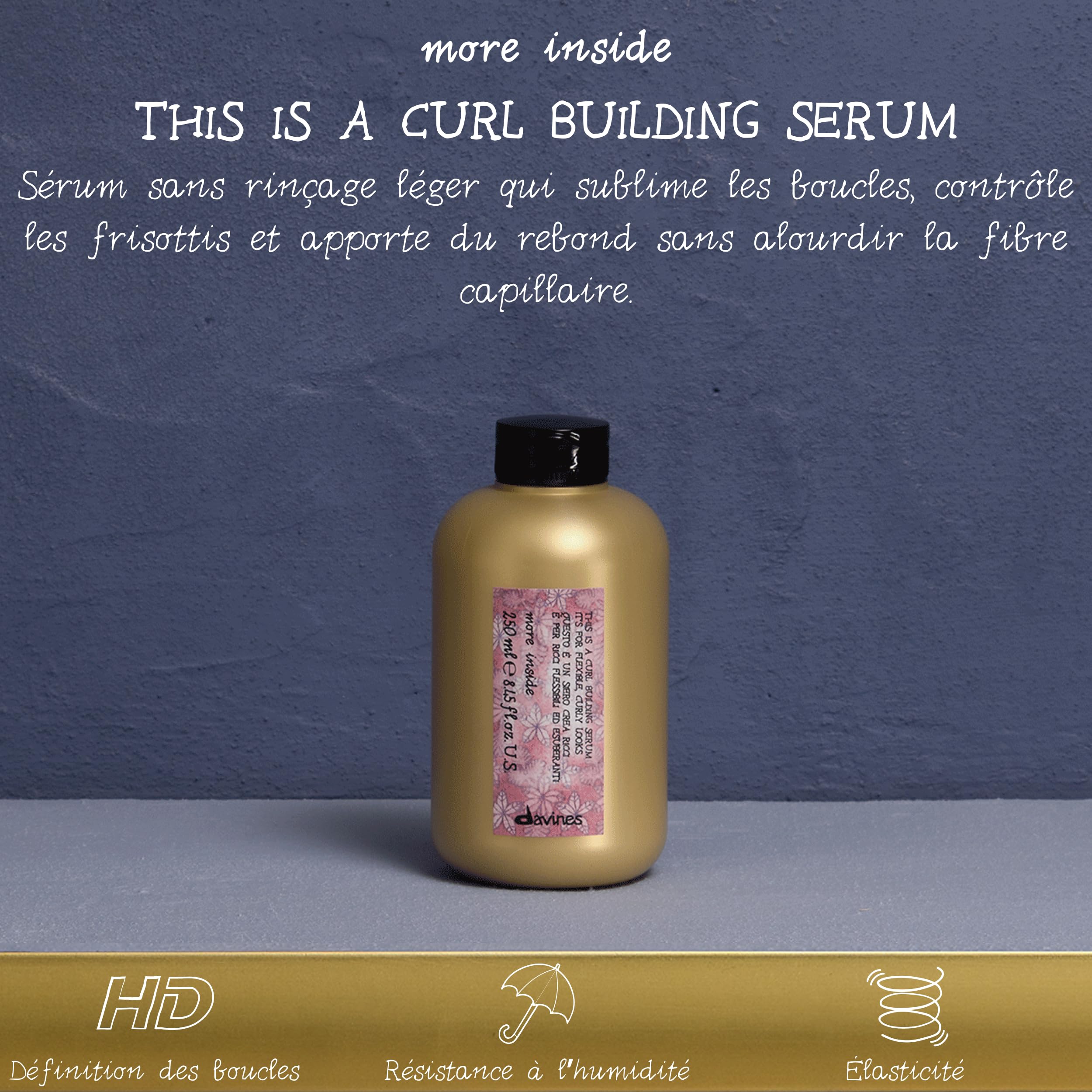 Davines More Inside This Is A Curl Building Serum (For Flexible, Curly Looks) 250ml
