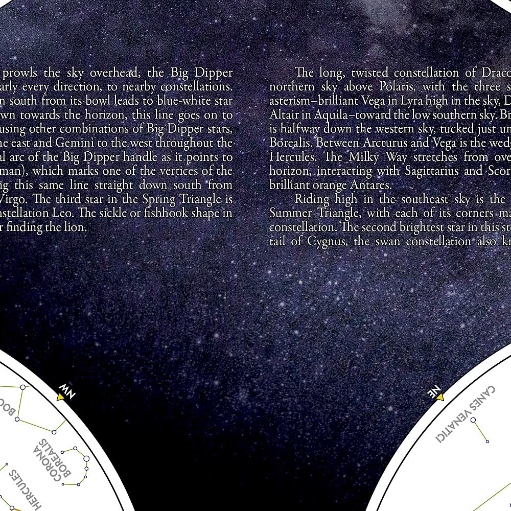 National Geographic Night Sky - Northern Hemisphere Map (Stargazer folded) (National Geographic Reference Map) - Image 3