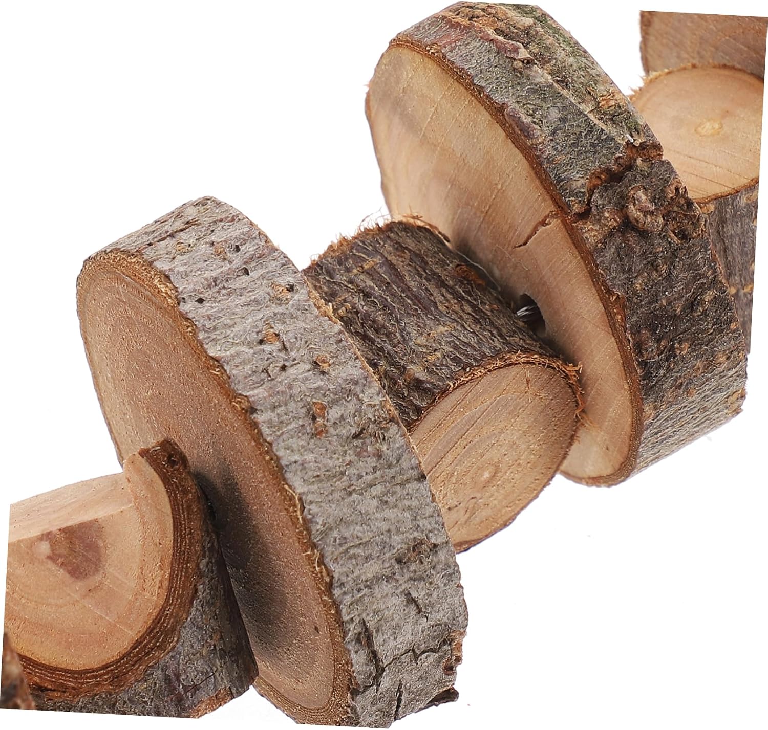 DOITOOL 1set Natural Hamster Chew Toys and Accessories for Animals and Chinchilla Chew Treats for Care and Entertainment