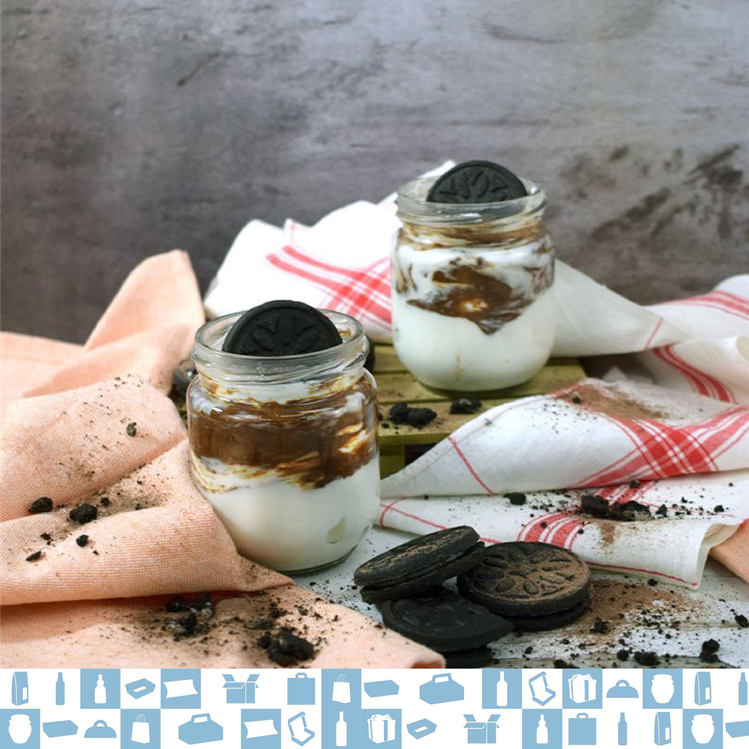 Espirito Rebelde - Lote de 100 tarros de cristal vacíos con tapa de 150 ml – Tarros para mermeladas, conservas, miel y yogur, regalos de boda
