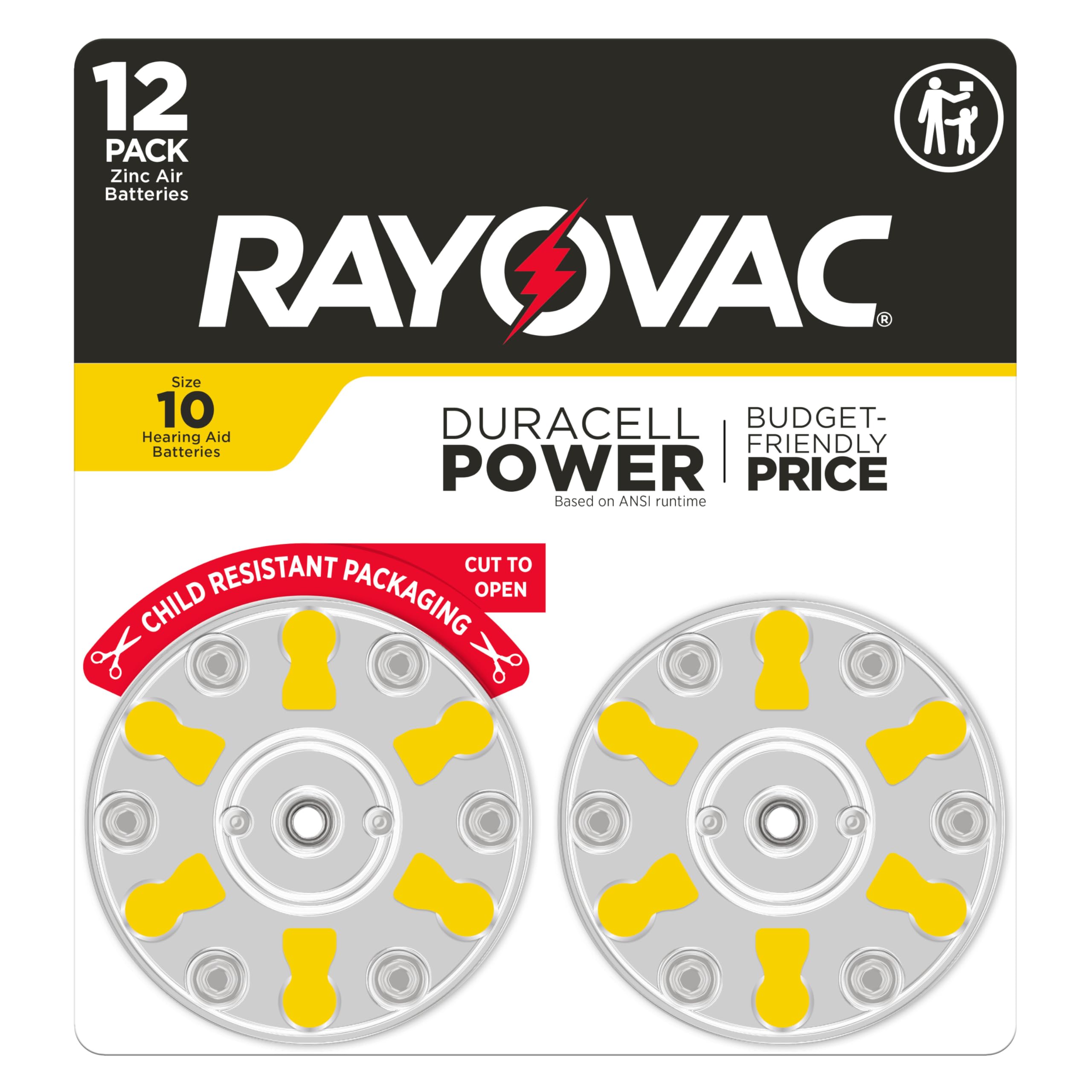 Rayovac Size 10 Hearing Aid Batteries