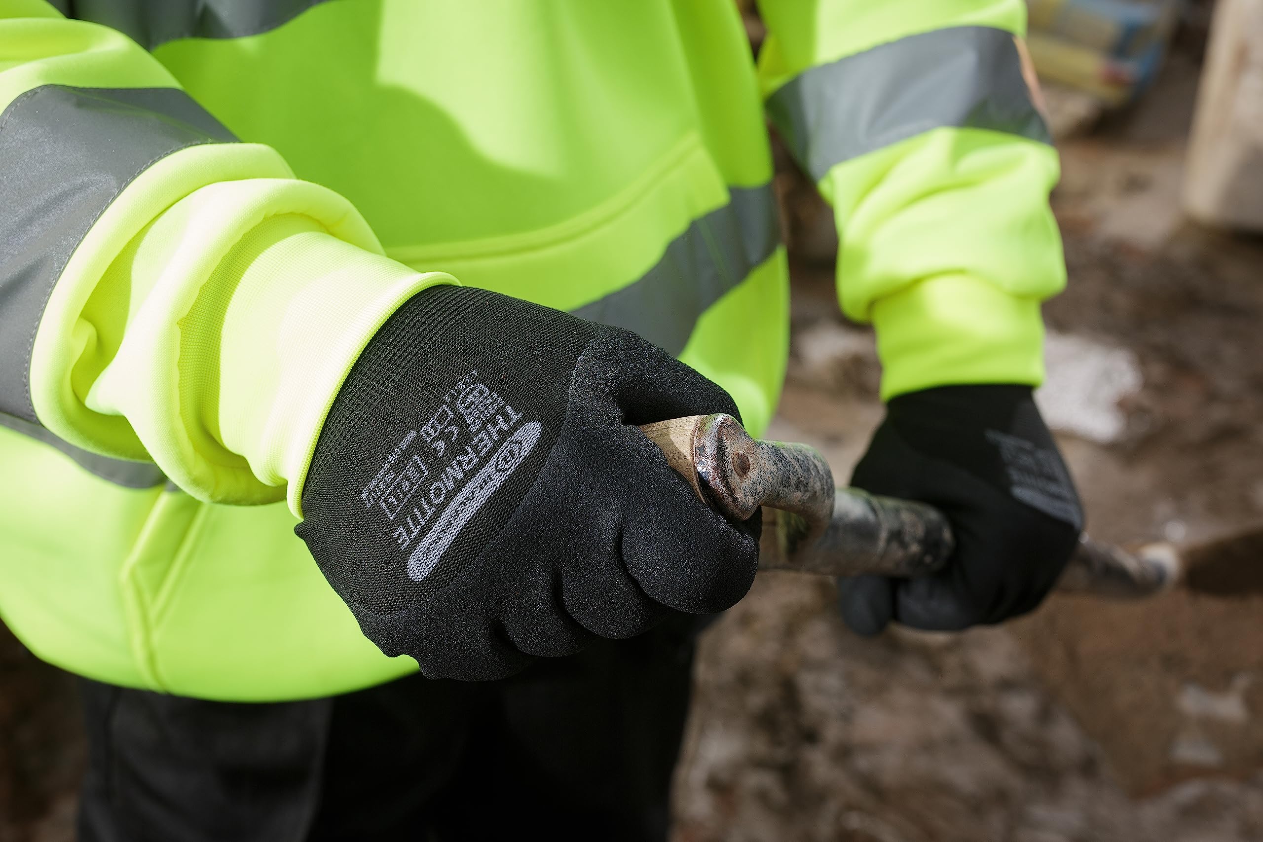 Blackrock Thermotite Thermal Safety Work Gloves With Sandy Nitrile Grip Cold Resistant Protective Gloves EN388 EN511 - Size 9/Large - Image 3