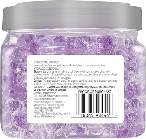 Miniatura 2 de Nature's Miracle Air Care - Perlas de gel perfumadas desodorantes, 12 onzas