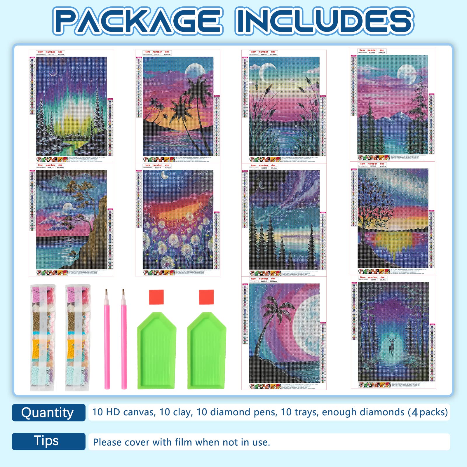 Tontut Kit Diamond Painting Elefante 30x30 Cm – Forma Speciale 5D, Per Principianti, Decorazione Parete Fai Da Te