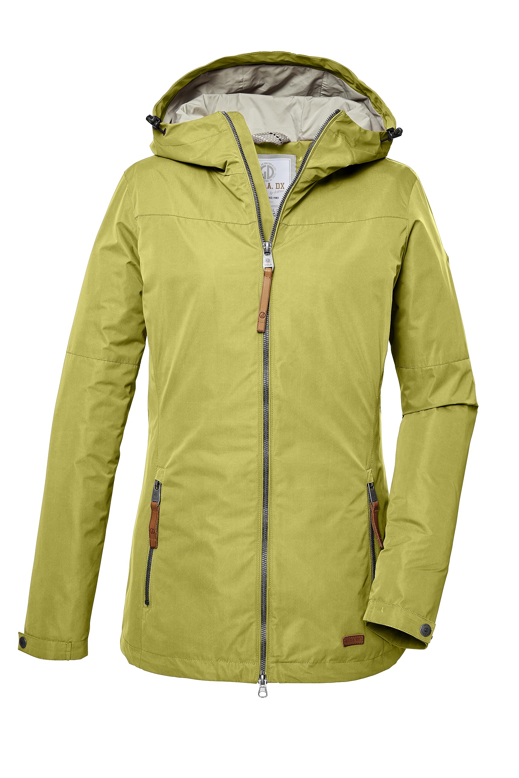 G.I.G.A. DX Damen Funktionsjacke mit Kapuze/Outdoorjacke GS 18 WMN JCKT, hell pistazie, 38, 41450-000
