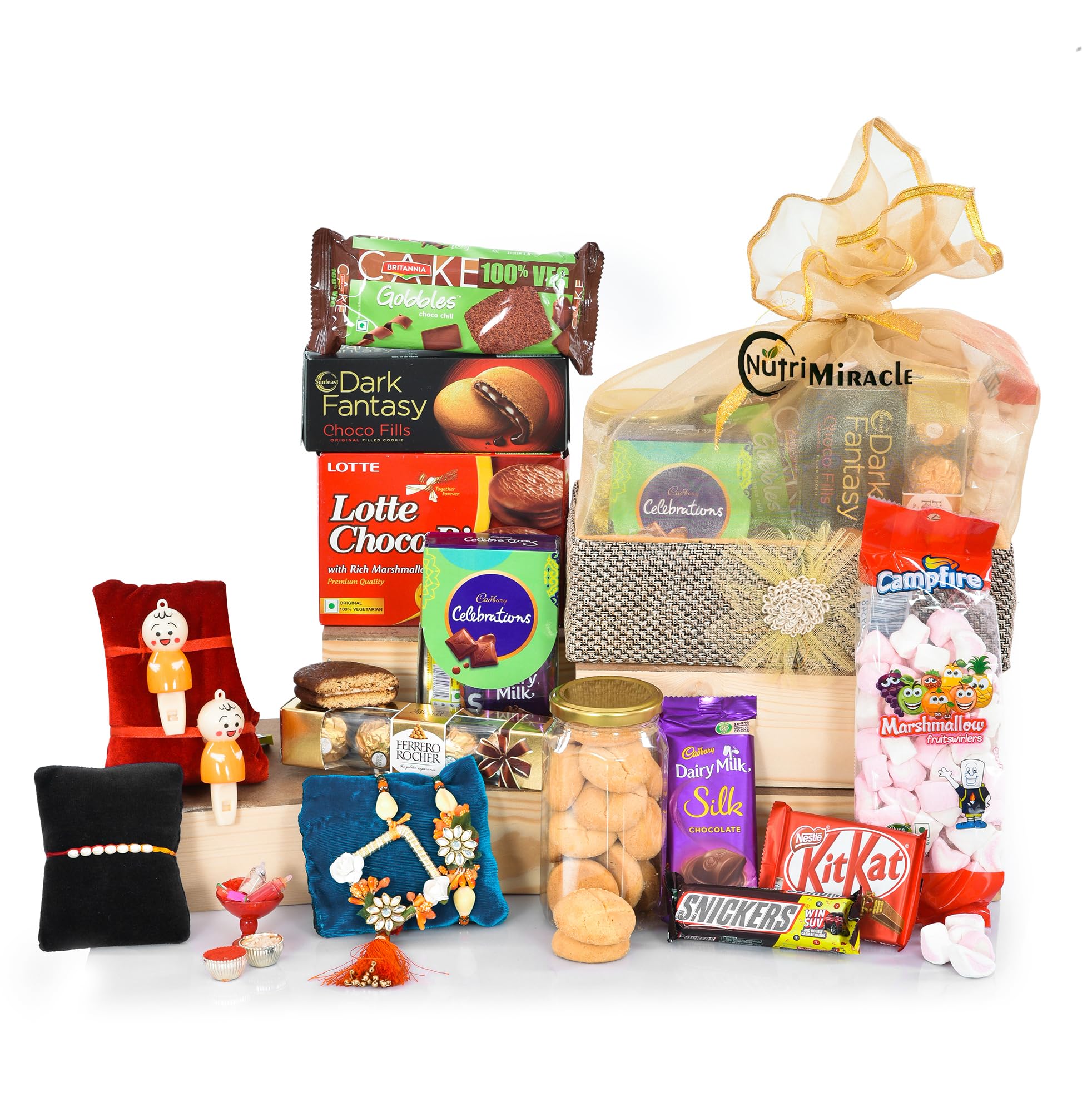 NUTRI MIRACLE Premium Chocolate Hampers for Bhaidooj | The Perfect Sibling Gift Set | Bhaidooj Special Chocolate Hamper