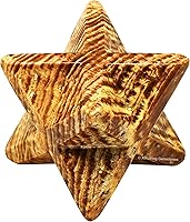 Vista 11 de Amazing Gemstone Larvikite Merkaba Crystal – Estrella de Merkaba metafísica de 1 pulgada para meditación – Cristal tetraedro energético y piedras