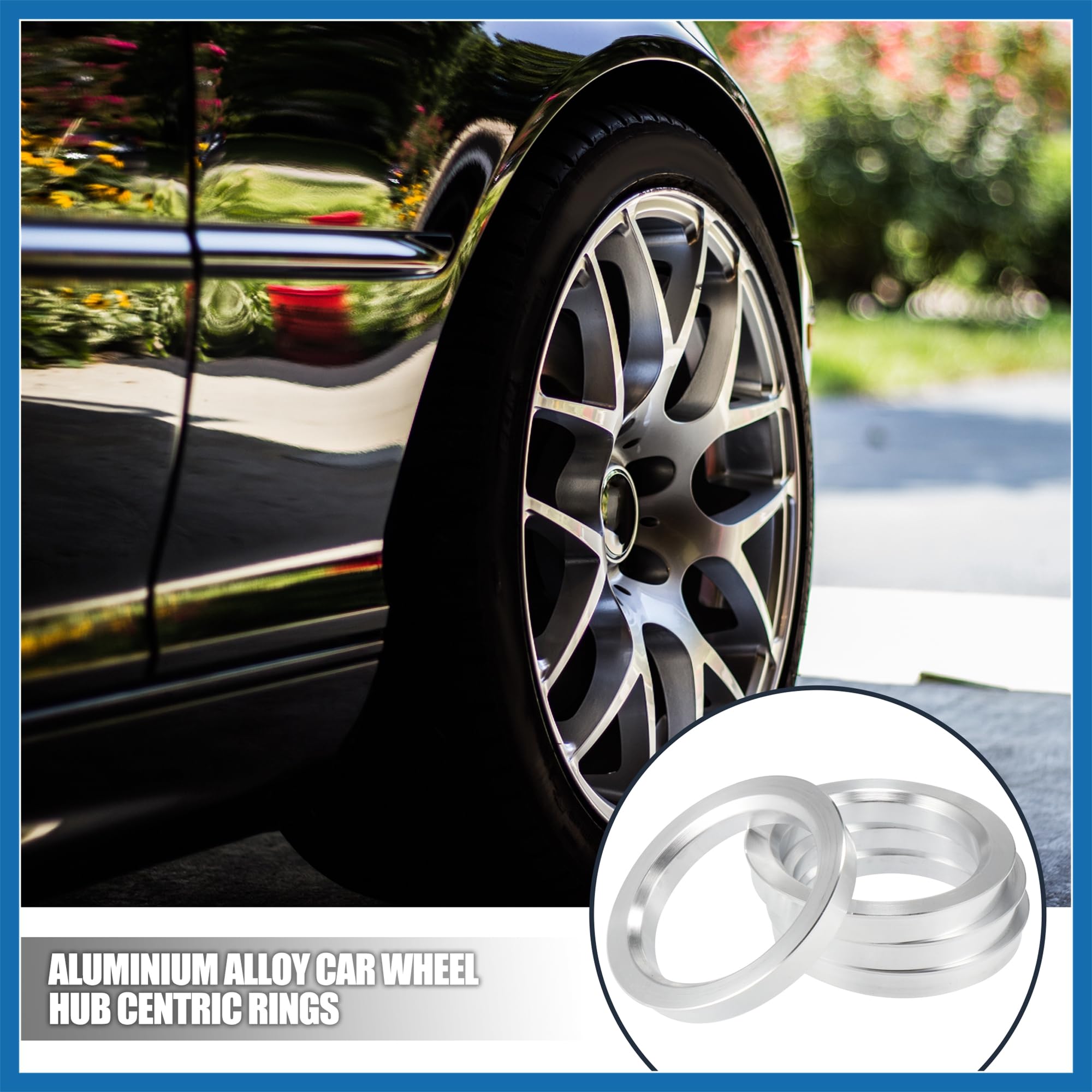 A ABSOPRO 4pz OD 72,6mm Alluminio Lega Auto Mozzo Centro 56,1 mm Sostituzione dell'articolo