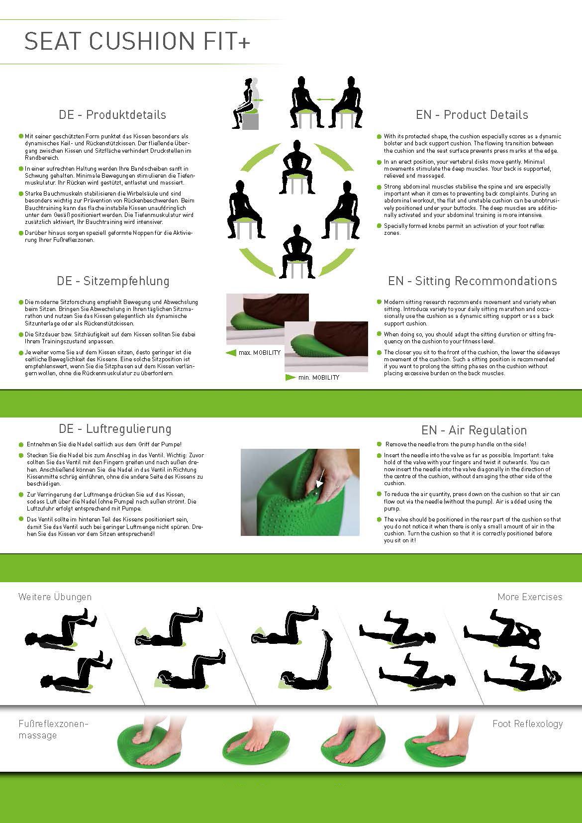 Schildkröt Fitness Cuscino per seduta Seat Cushion Fit