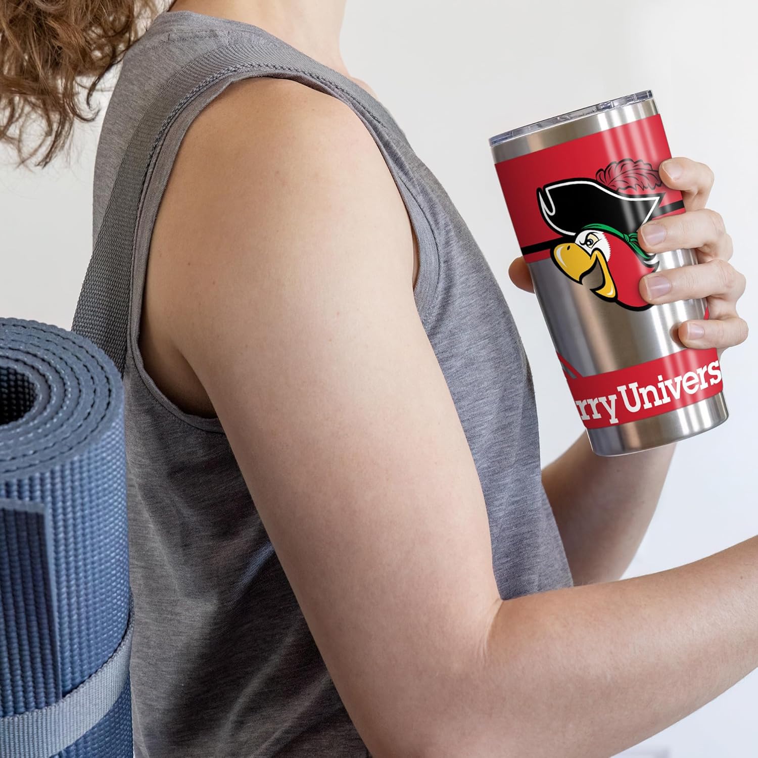 Rico Industries NCAA Barry Buccaneers Standard 20oz Stainless Steel Tumbler with Lid - Great For Coffee, Tea, Water or Cocktails - Image 4